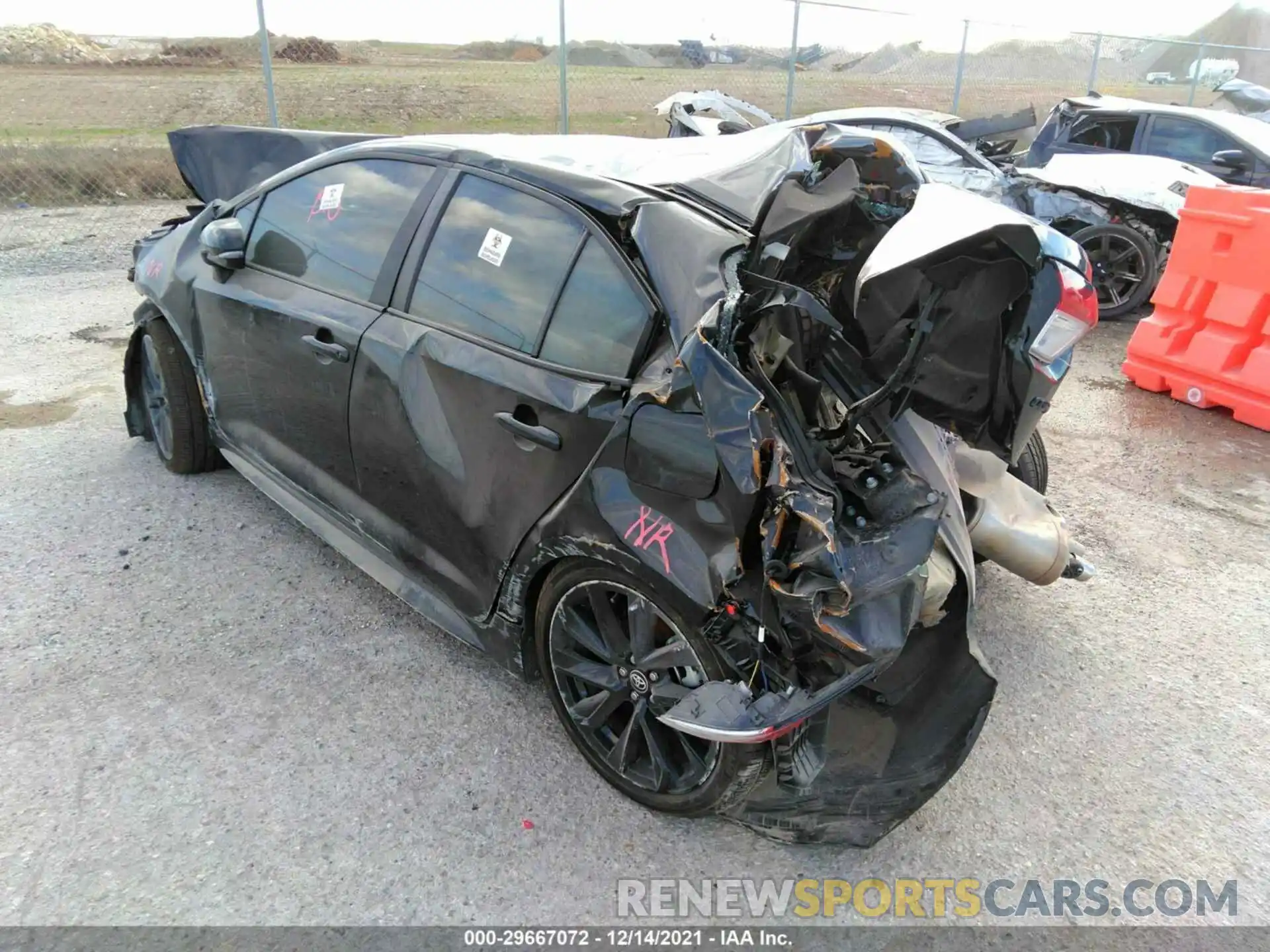 3 Photograph of a damaged car 5YFS4MCEXMP064473 TOYOTA COROLLA 2021