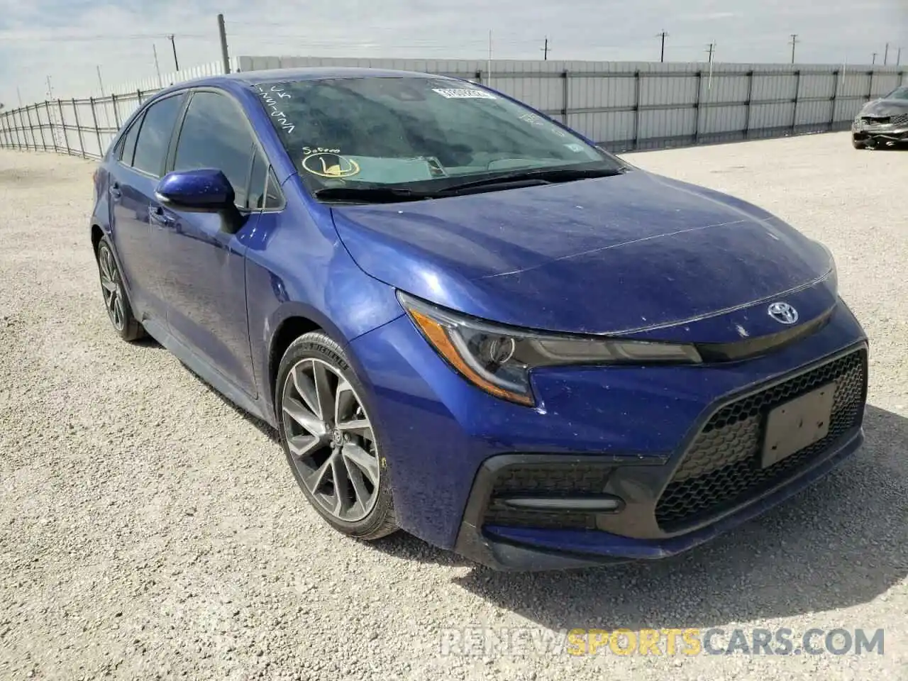 1 Photograph of a damaged car 5YFS4MCEXMP064506 TOYOTA COROLLA 2021