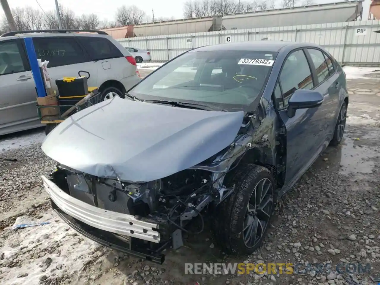 2 Photograph of a damaged car 5YFS4MCEXMP065929 TOYOTA COROLLA 2021