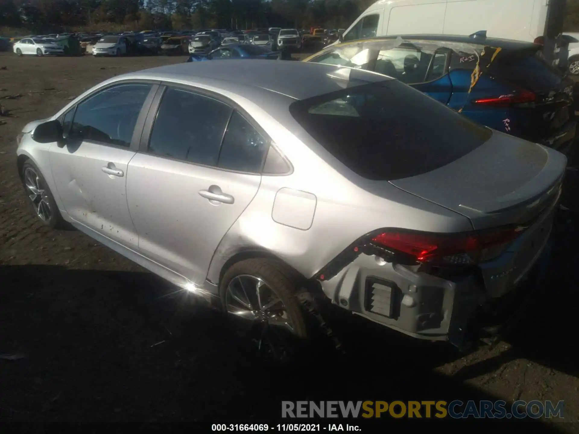 3 Photograph of a damaged car 5YFS4MCEXMP066241 TOYOTA COROLLA 2021