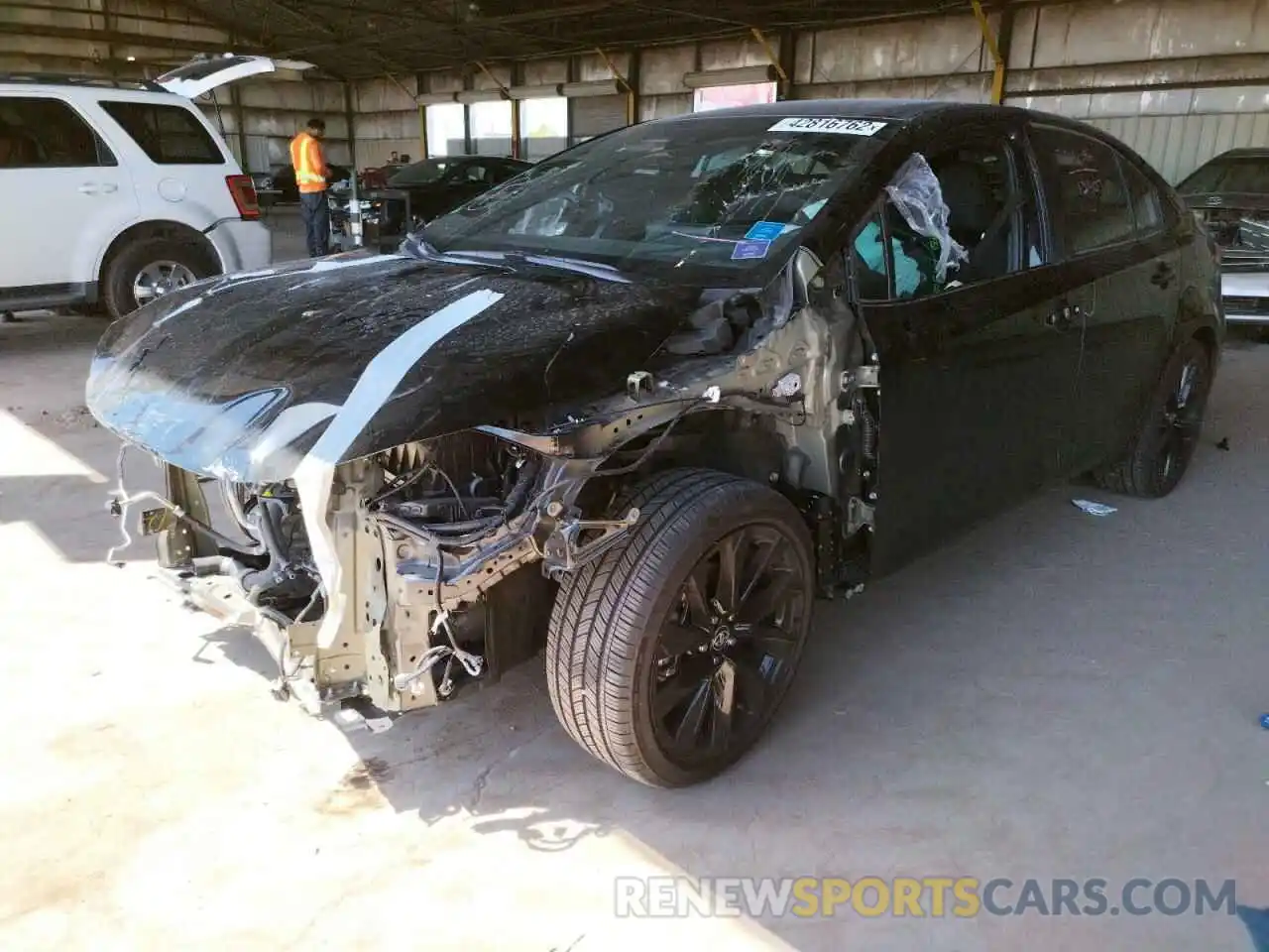 2 Photograph of a damaged car 5YFS4MCEXMP066286 TOYOTA COROLLA 2021