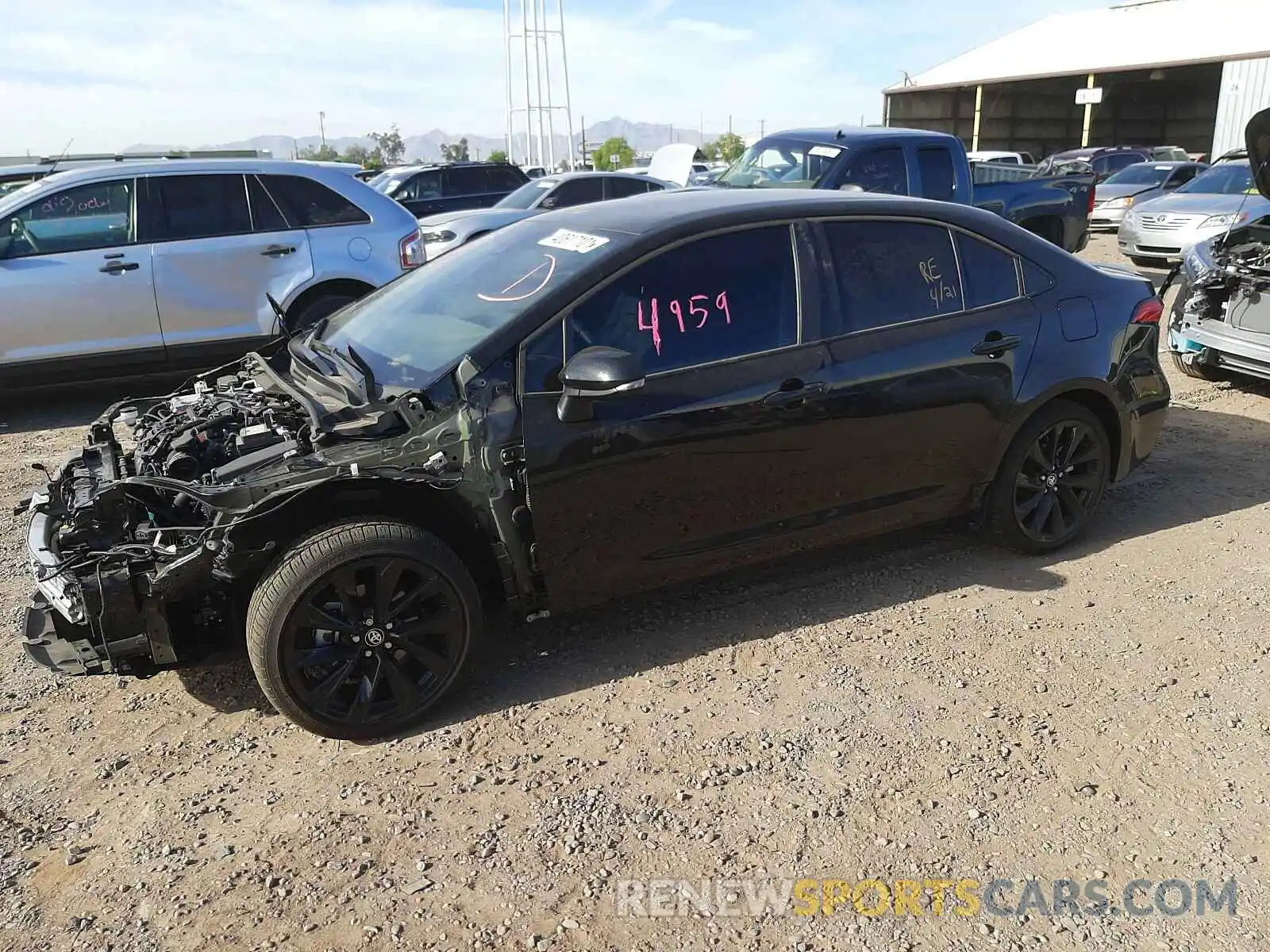 2 Photograph of a damaged car 5YFS4MCEXMP067728 TOYOTA COROLLA 2021