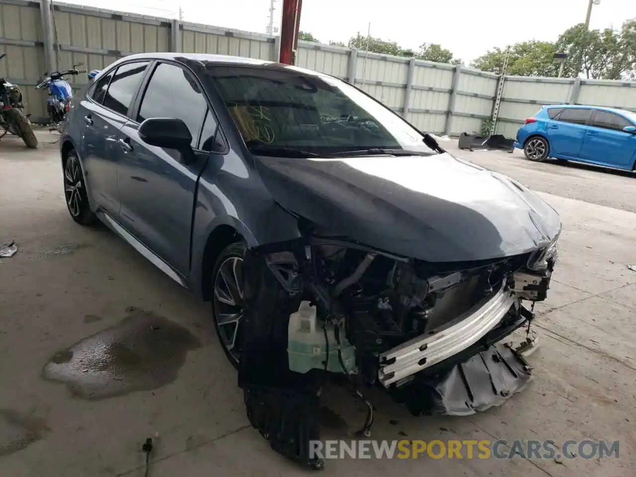 1 Photograph of a damaged car 5YFS4MCEXMP068216 TOYOTA COROLLA 2021