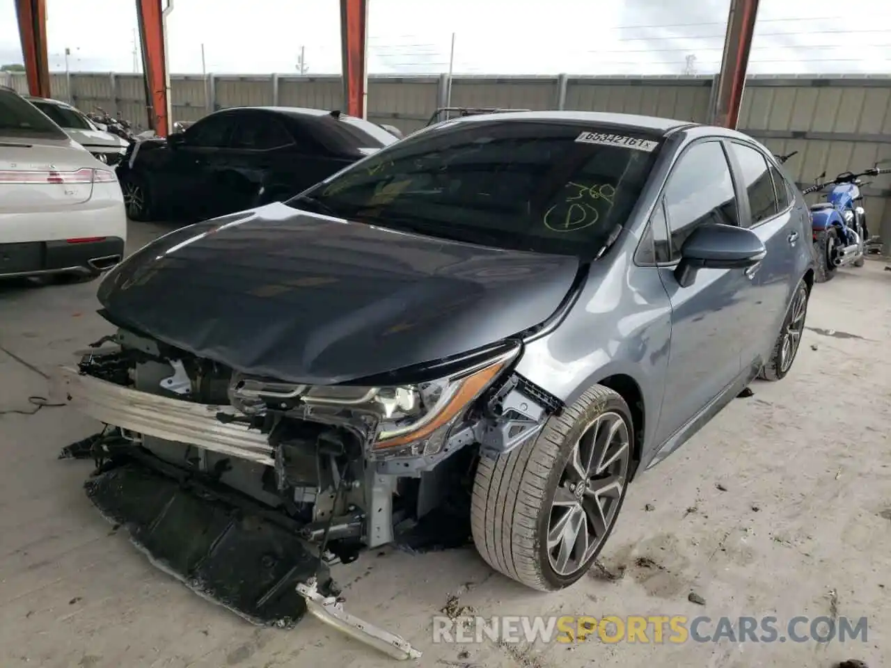 2 Photograph of a damaged car 5YFS4MCEXMP068216 TOYOTA COROLLA 2021