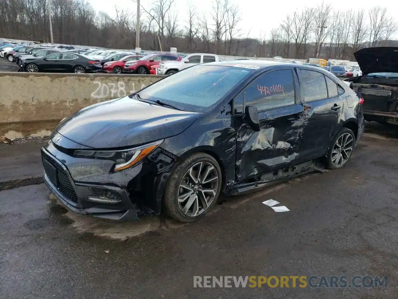 1 Photograph of a damaged car 5YFS4MCEXMP070029 TOYOTA COROLLA 2021