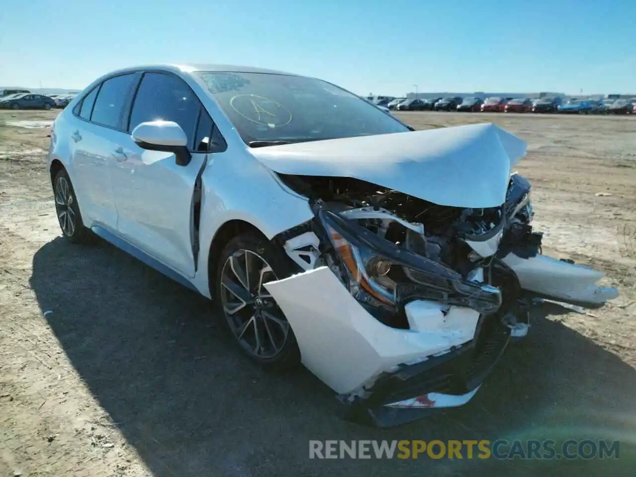 1 Photograph of a damaged car 5YFS4MCEXMP071200 TOYOTA COROLLA 2021