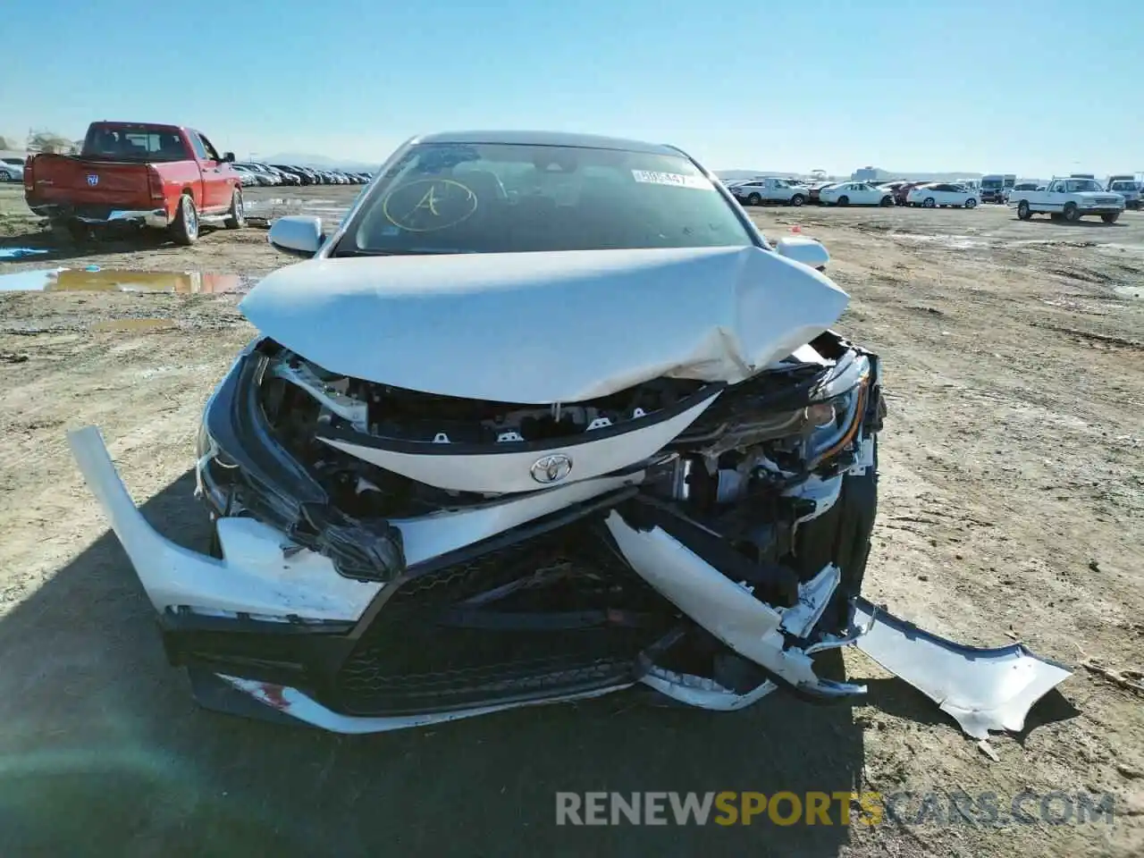 9 Photograph of a damaged car 5YFS4MCEXMP071200 TOYOTA COROLLA 2021