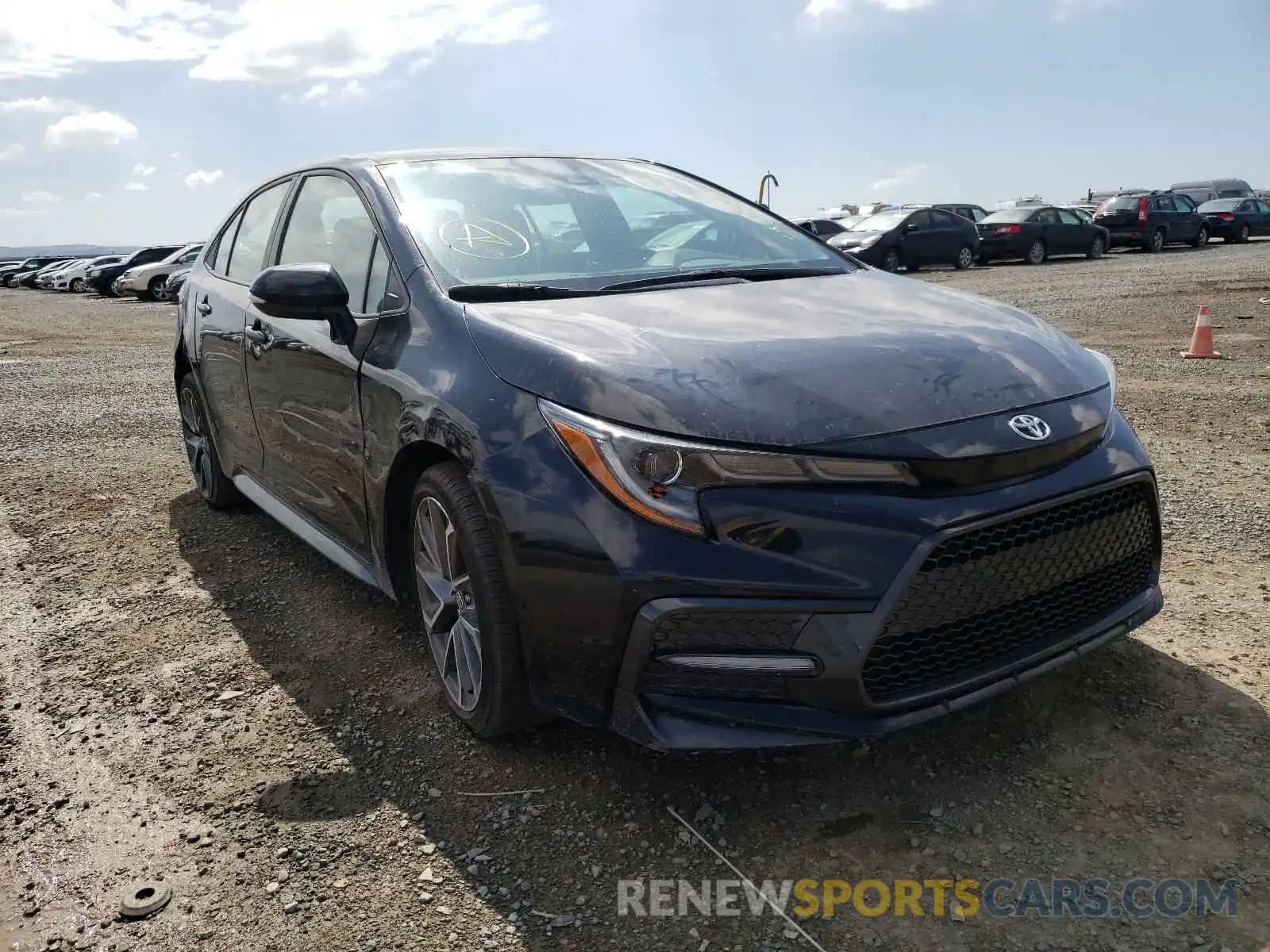 1 Photograph of a damaged car 5YFS4MCEXMP072301 TOYOTA COROLLA 2021