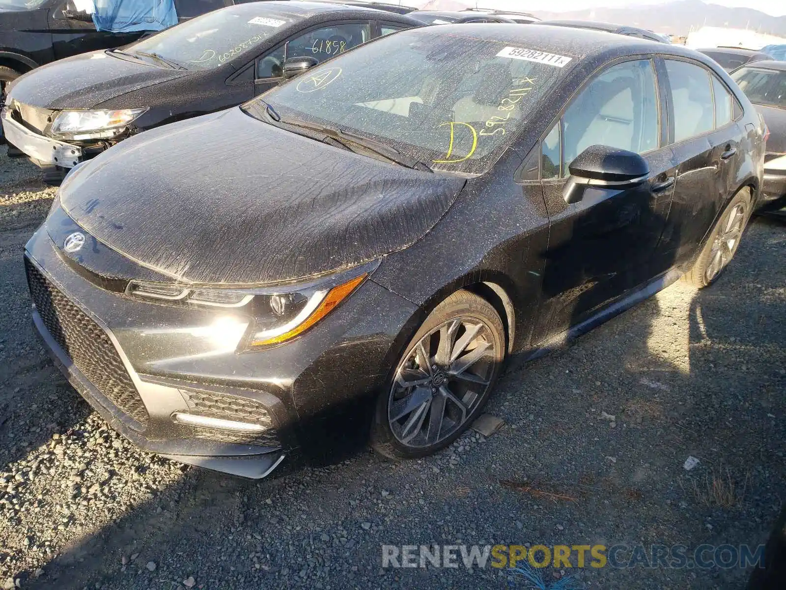 2 Photograph of a damaged car 5YFS4MCEXMP072301 TOYOTA COROLLA 2021