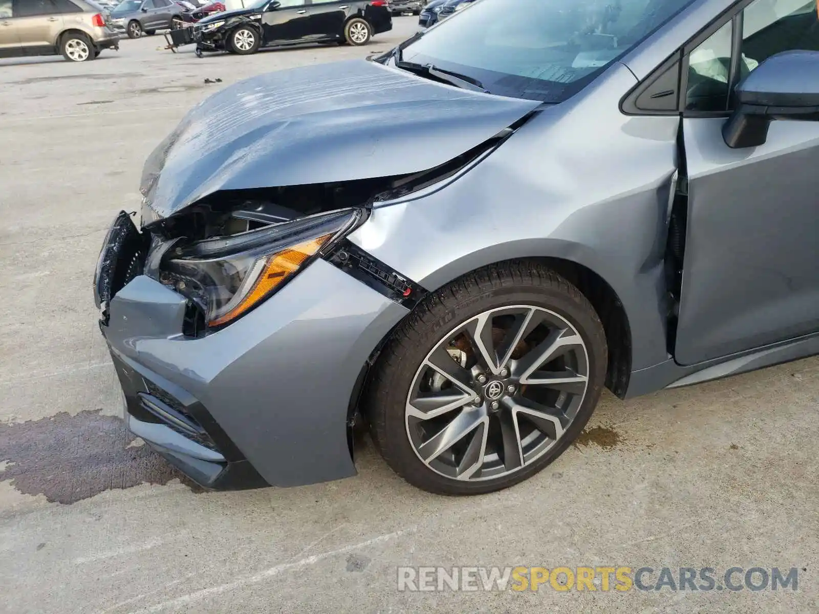 9 Photograph of a damaged car 5YFS4MCEXMP072346 TOYOTA COROLLA 2021