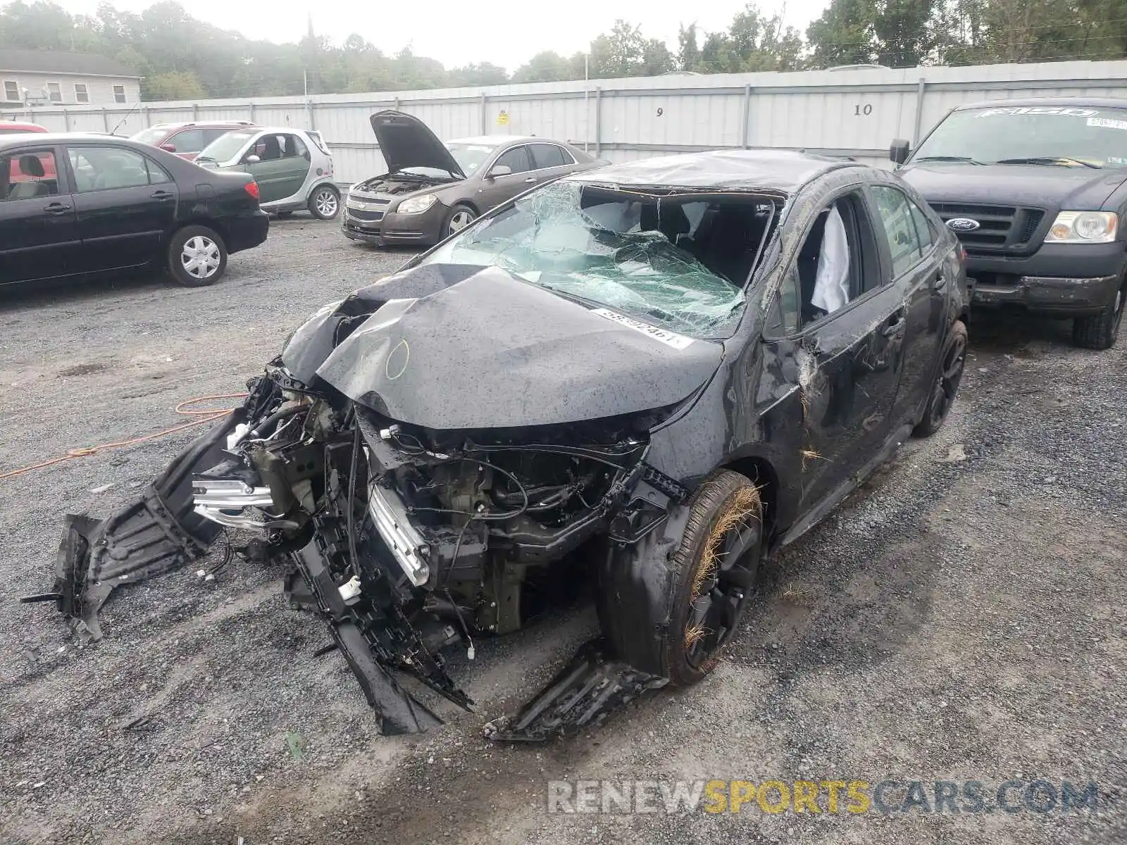 2 Photograph of a damaged car 5YFS4MCEXMP072444 TOYOTA COROLLA 2021