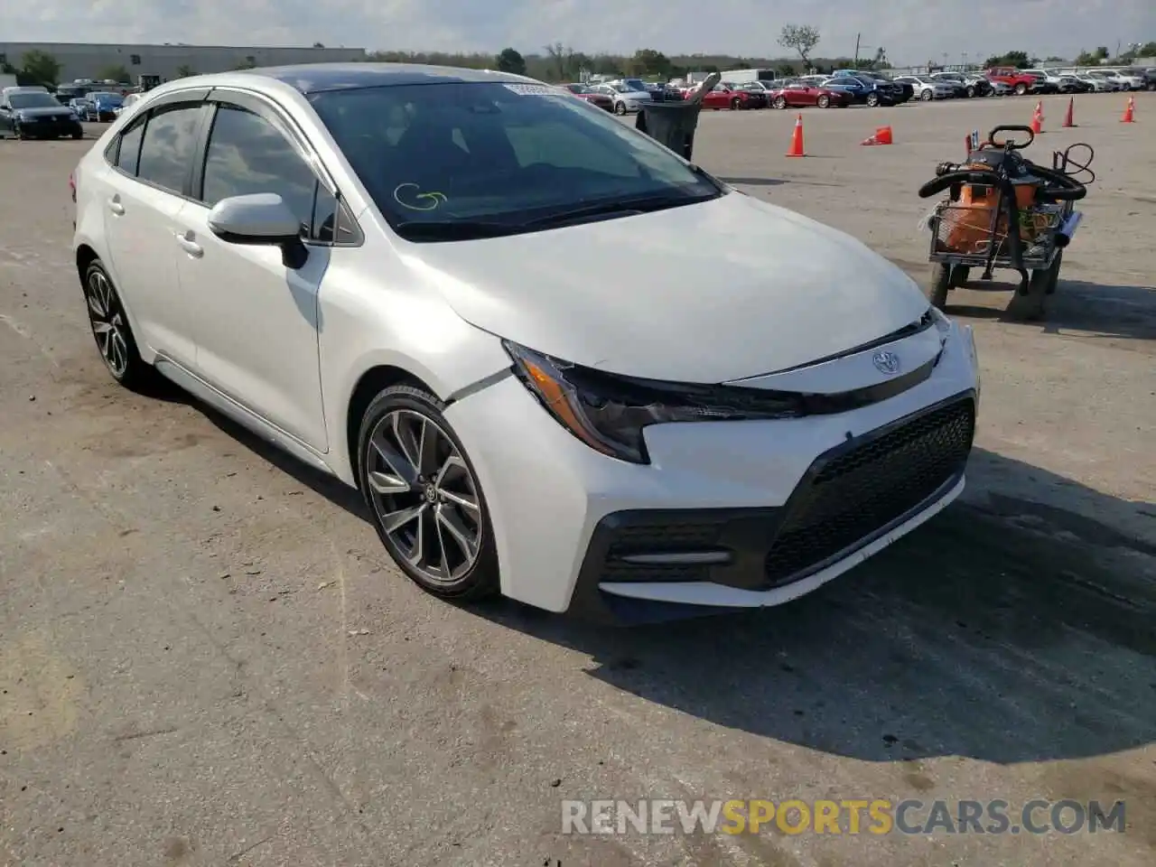 1 Photograph of a damaged car 5YFS4MCEXMP072461 TOYOTA COROLLA 2021