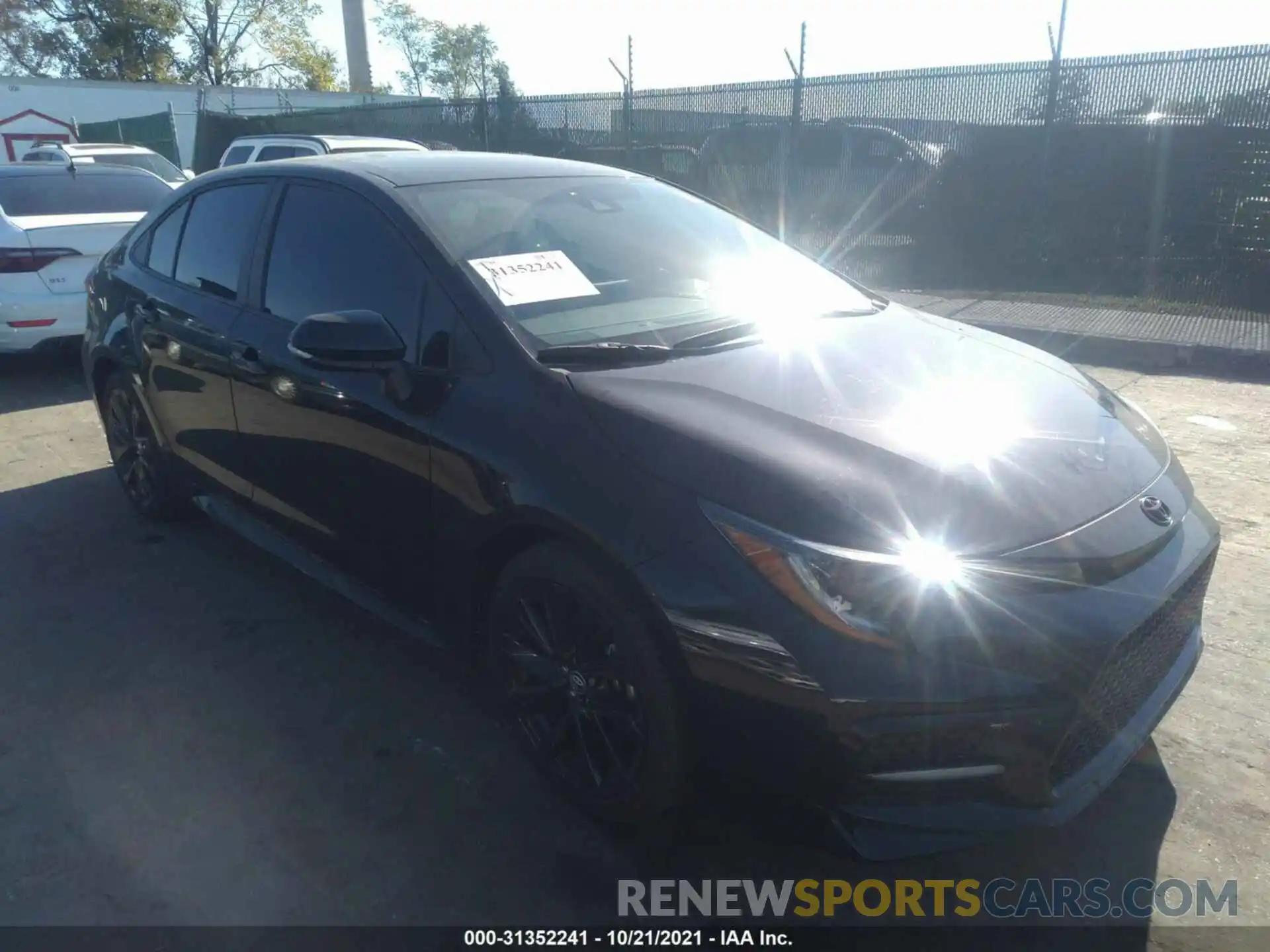 1 Photograph of a damaged car 5YFS4MCEXMP073660 TOYOTA COROLLA 2021