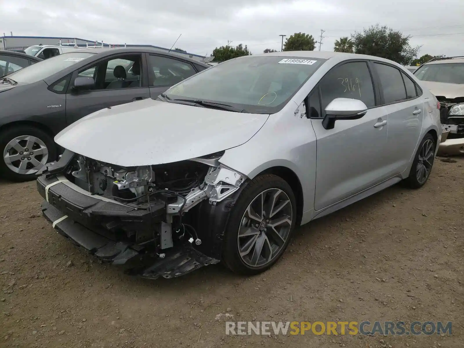 2 Photograph of a damaged car 5YFS4MCEXMP074209 TOYOTA COROLLA 2021