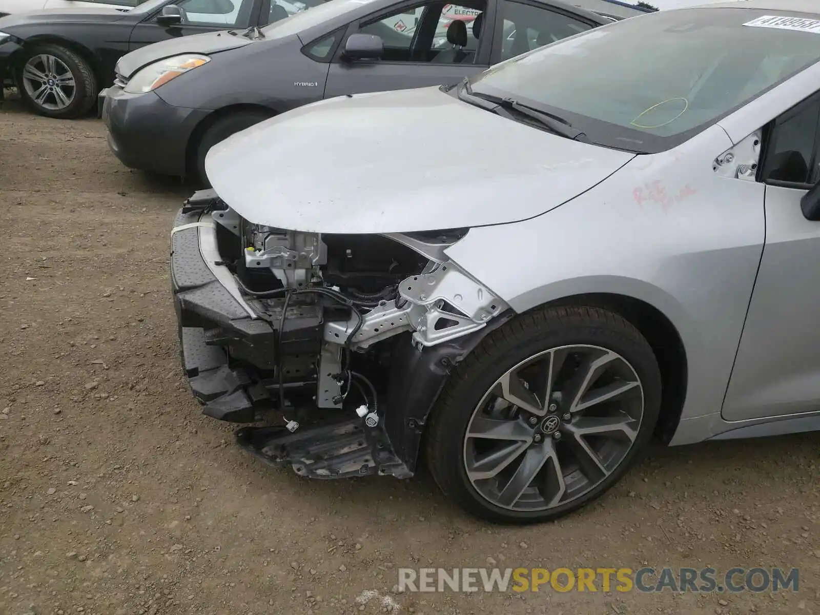 9 Photograph of a damaged car 5YFS4MCEXMP074209 TOYOTA COROLLA 2021