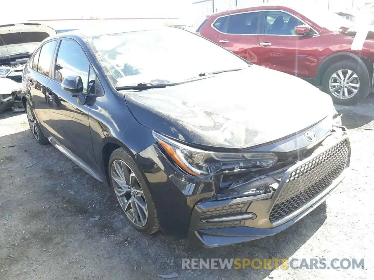 1 Photograph of a damaged car 5YFS4MCEXMP074226 TOYOTA COROLLA 2021