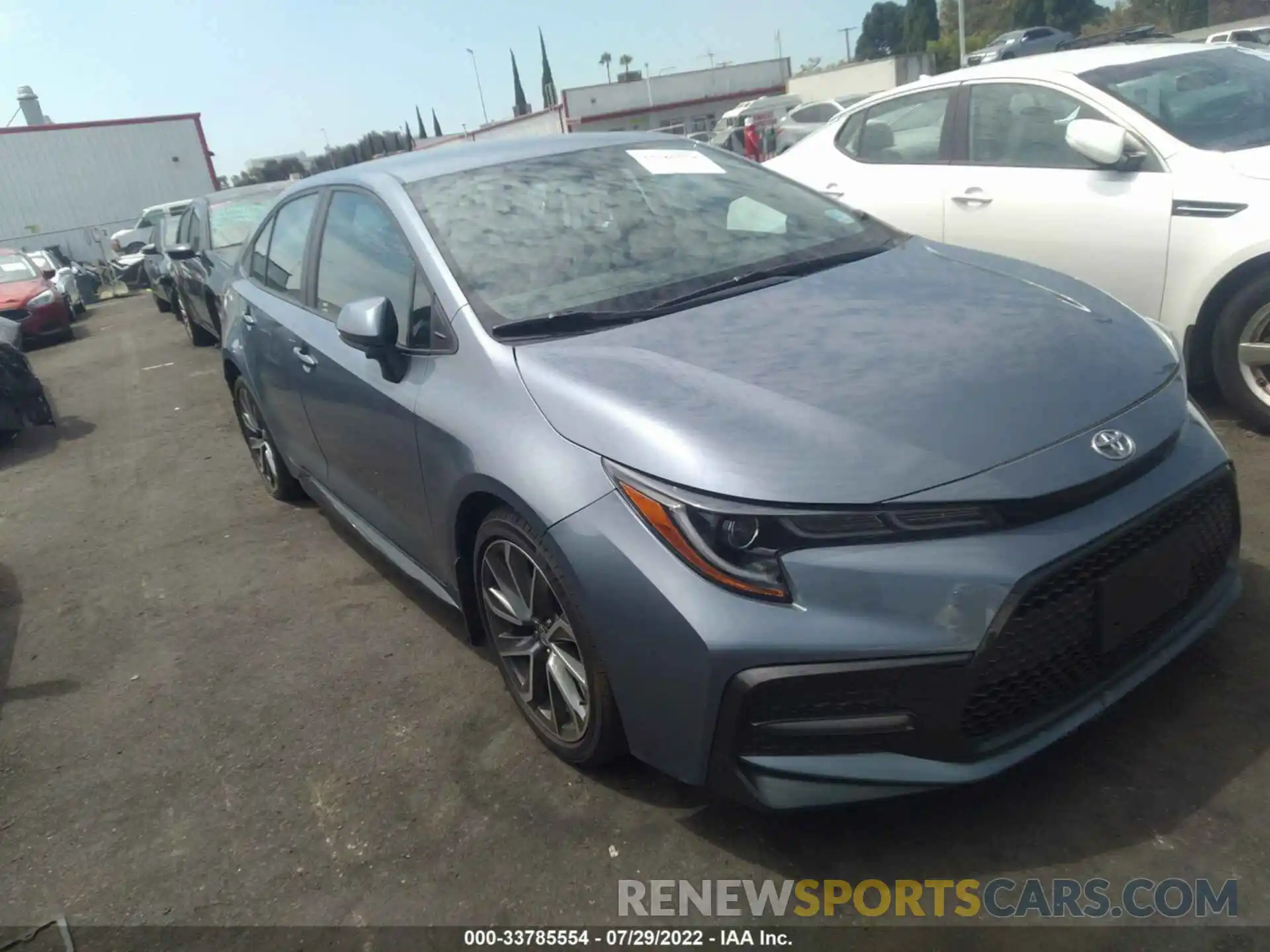 1 Photograph of a damaged car 5YFS4MCEXMP074419 TOYOTA COROLLA 2021