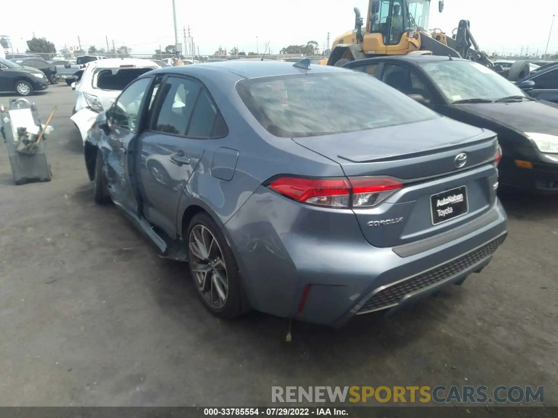 3 Photograph of a damaged car 5YFS4MCEXMP074419 TOYOTA COROLLA 2021