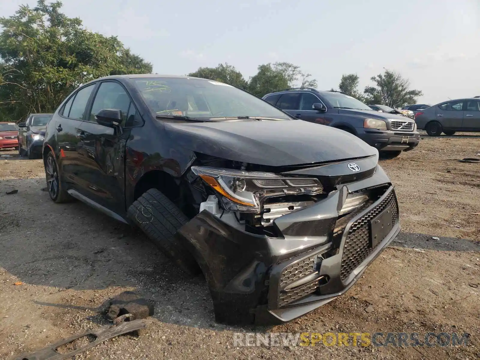 1 Photograph of a damaged car 5YFS4MCEXMP074467 TOYOTA COROLLA 2021