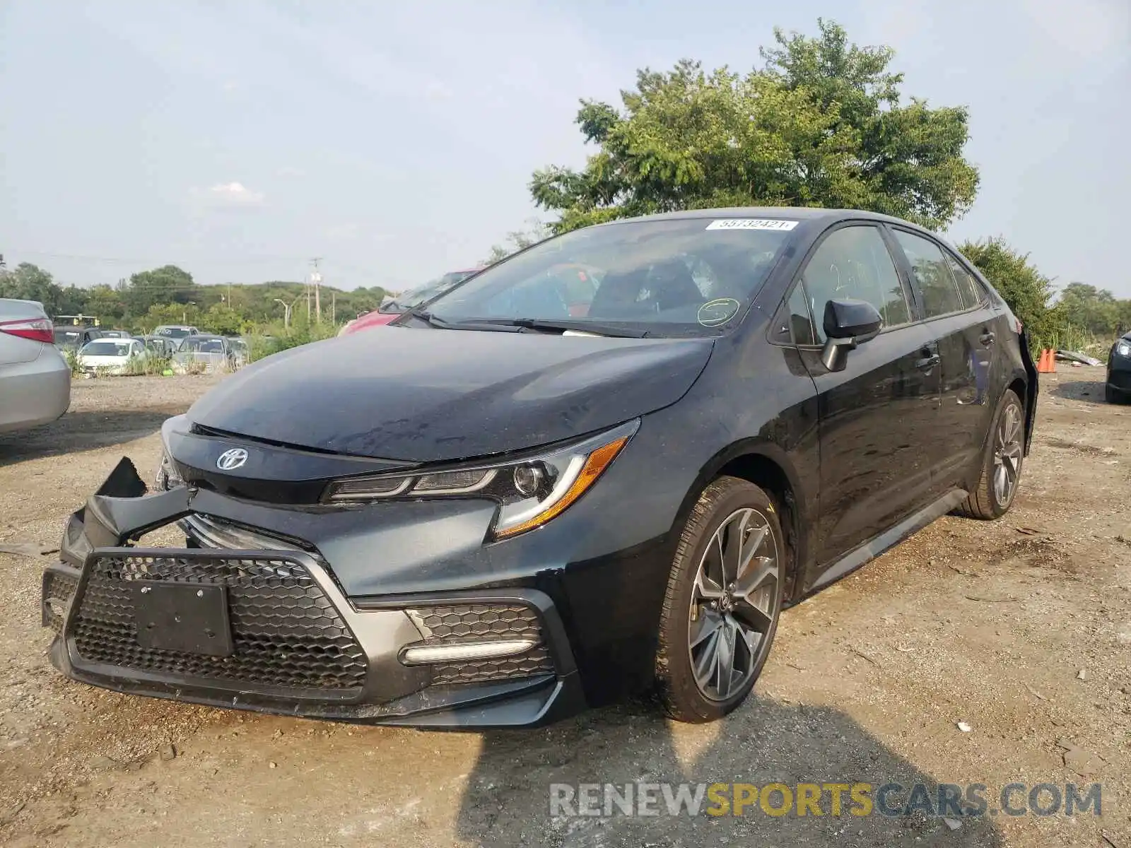 2 Photograph of a damaged car 5YFS4MCEXMP074467 TOYOTA COROLLA 2021