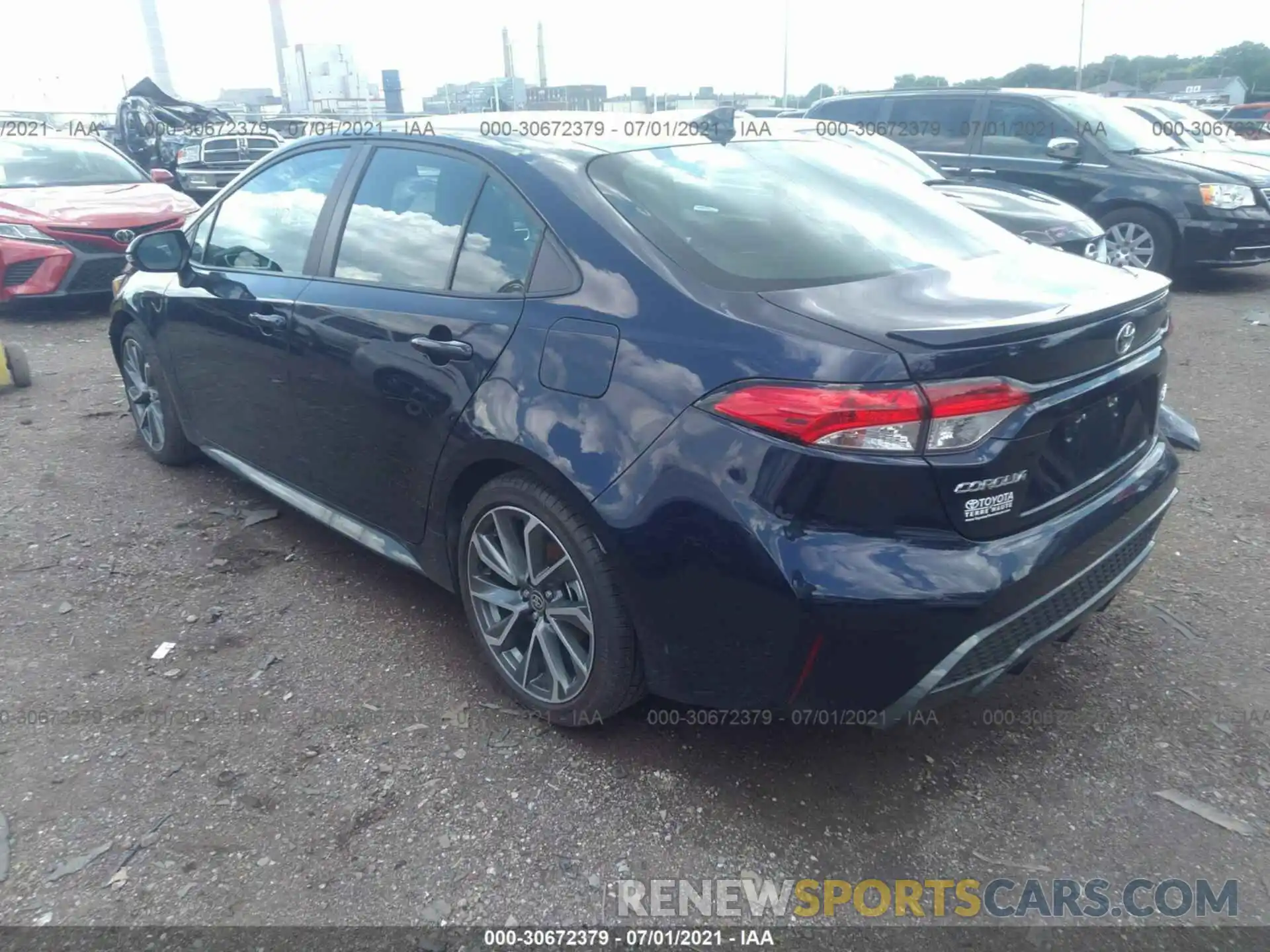 3 Photograph of a damaged car 5YFS4MCEXMP074629 TOYOTA COROLLA 2021