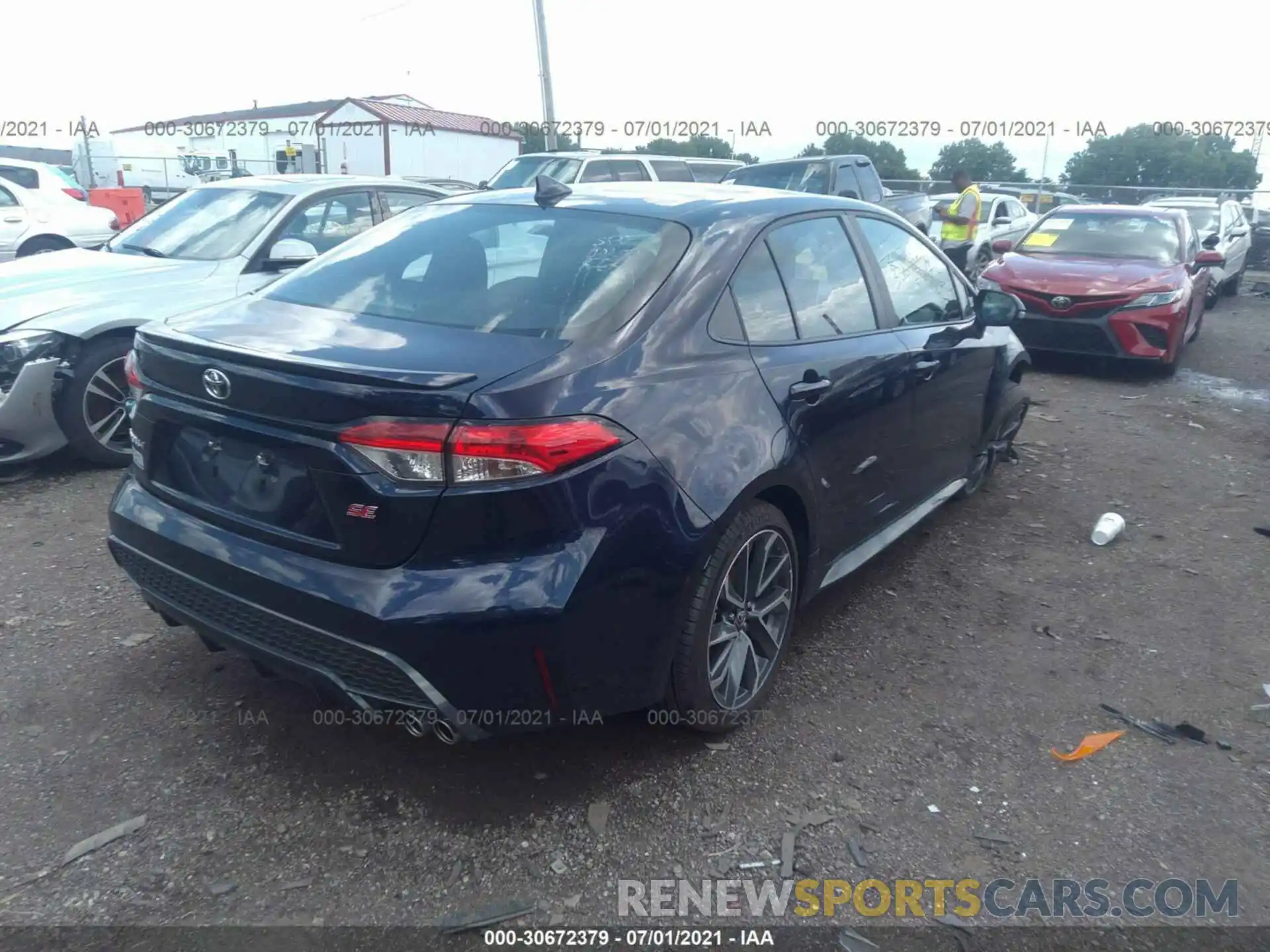 4 Photograph of a damaged car 5YFS4MCEXMP074629 TOYOTA COROLLA 2021