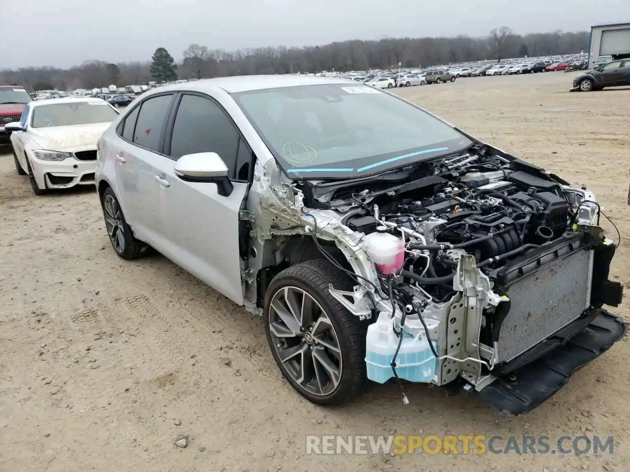 1 Photograph of a damaged car 5YFS4MCEXMP075540 TOYOTA COROLLA 2021