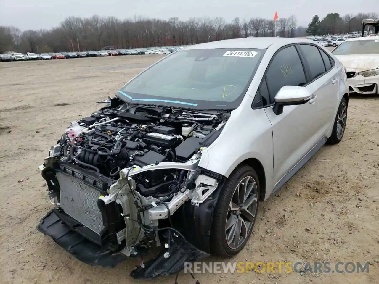 2 Photograph of a damaged car 5YFS4MCEXMP075540 TOYOTA COROLLA 2021