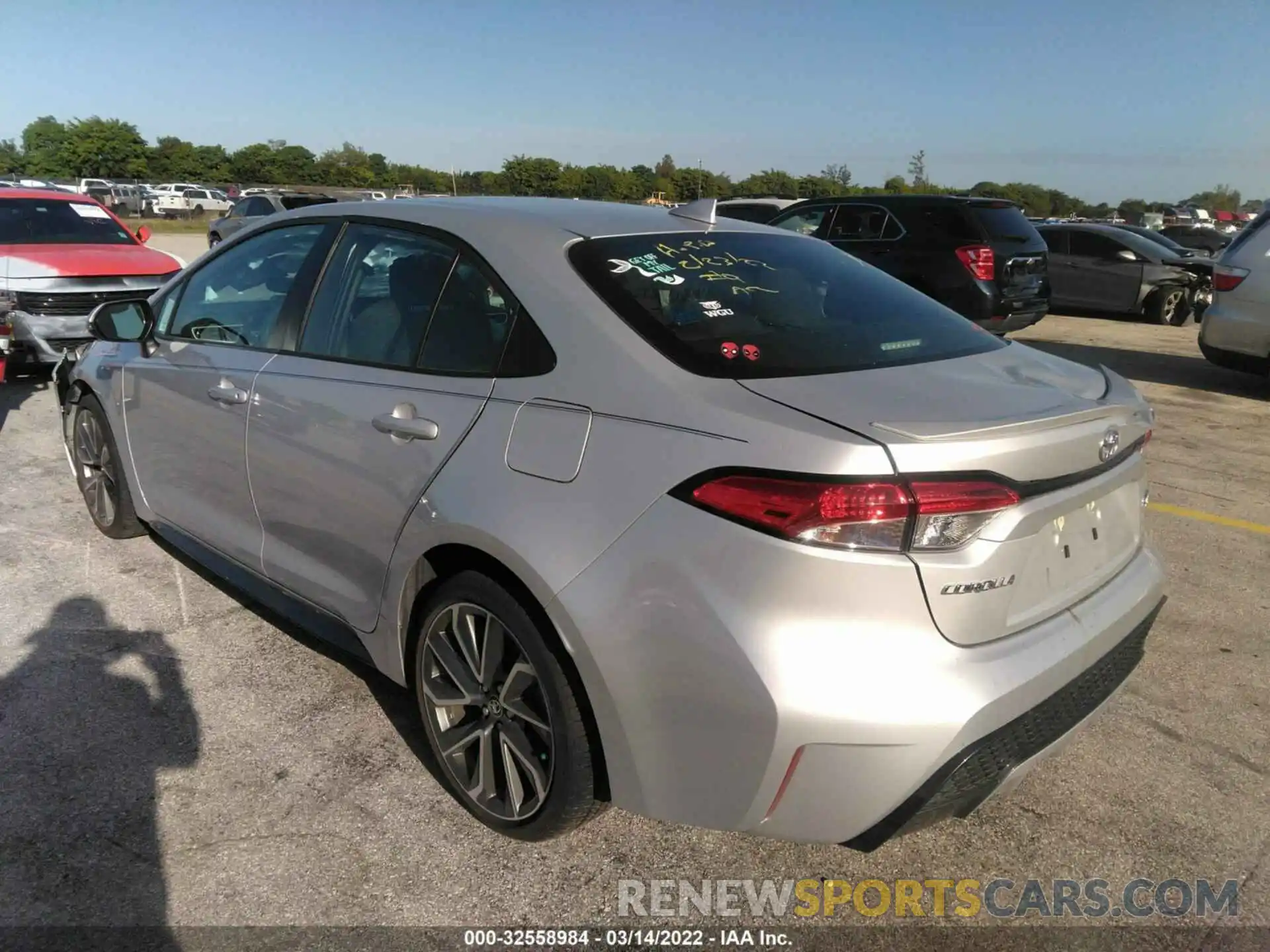 3 Photograph of a damaged car 5YFS4MCEXMP079359 TOYOTA COROLLA 2021