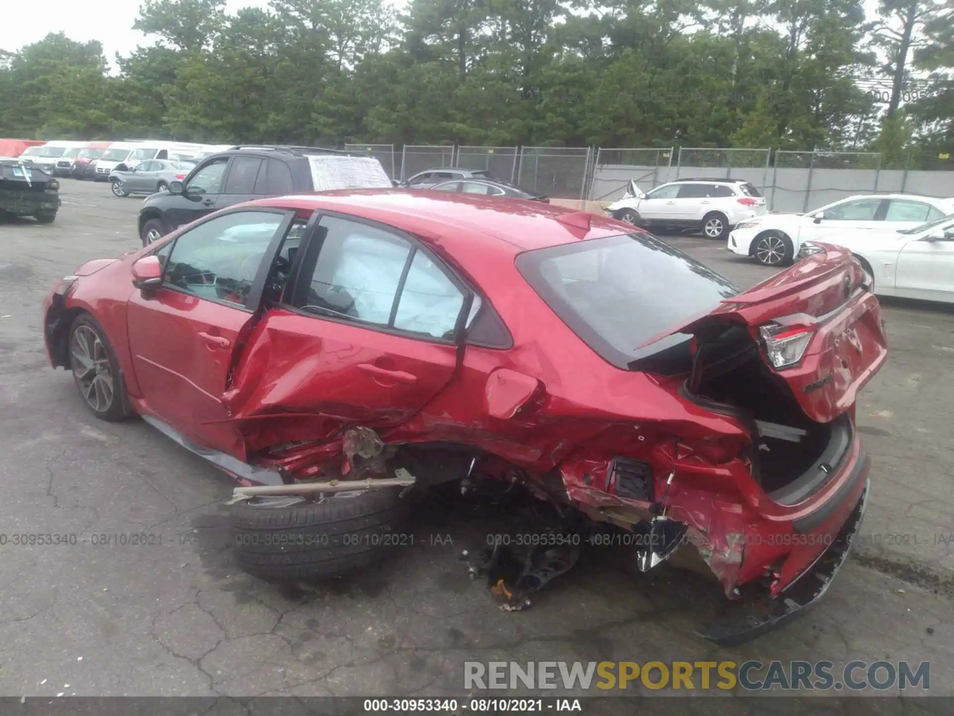 3 Photograph of a damaged car 5YFS4MCEXMP082133 TOYOTA COROLLA 2021