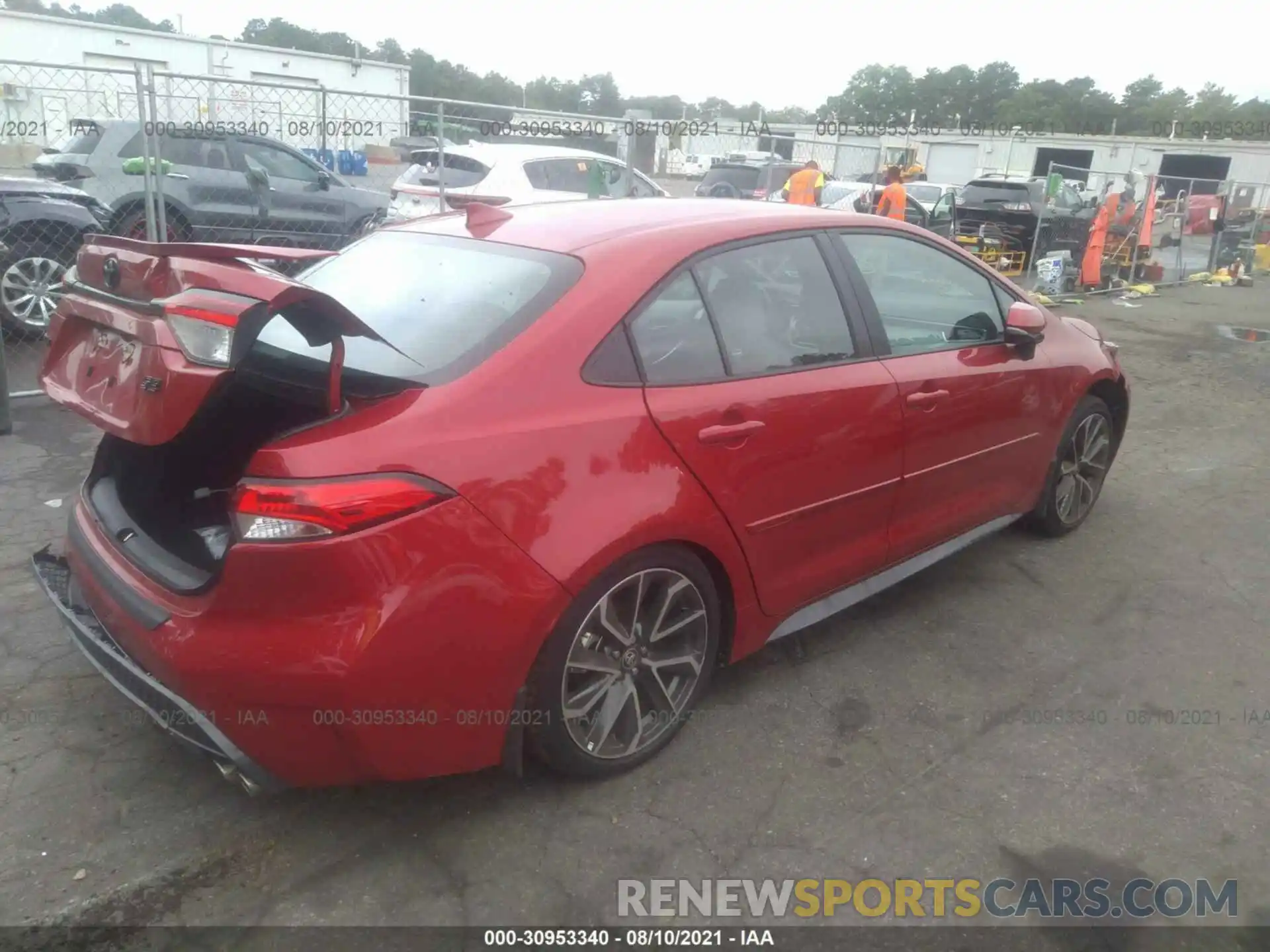 4 Photograph of a damaged car 5YFS4MCEXMP082133 TOYOTA COROLLA 2021