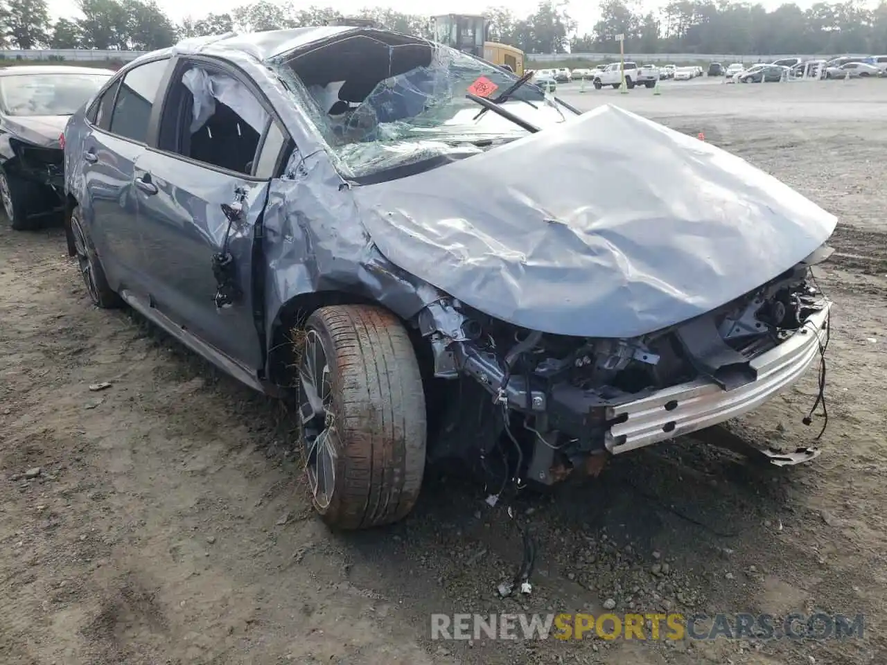 1 Photograph of a damaged car 5YFS4MCEXMP083203 TOYOTA COROLLA 2021