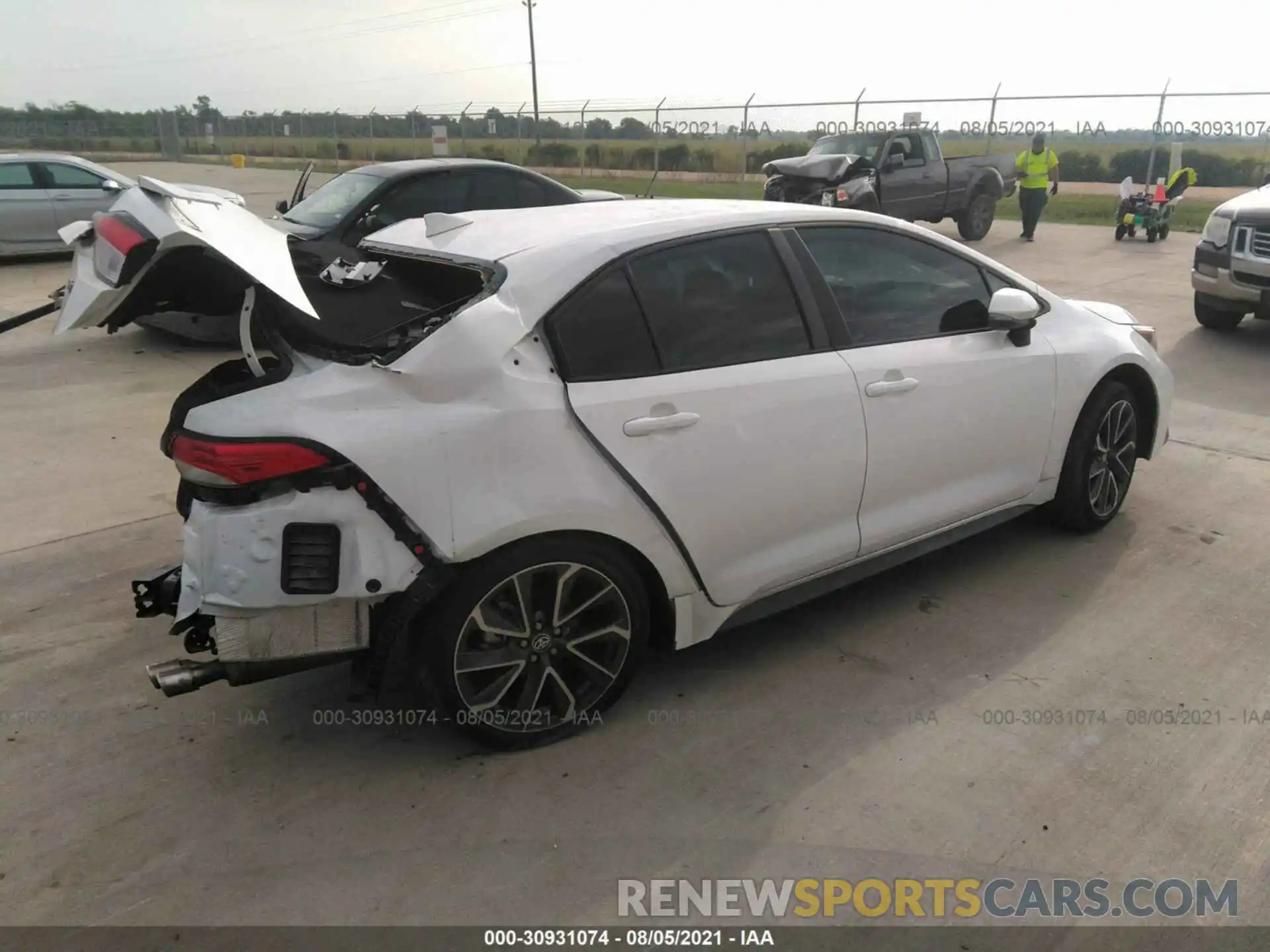 4 Photograph of a damaged car 5YFS4MCEXMP084495 TOYOTA COROLLA 2021