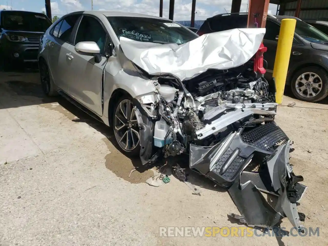 1 Photograph of a damaged car 5YFS4MCEXMP085341 TOYOTA COROLLA 2021