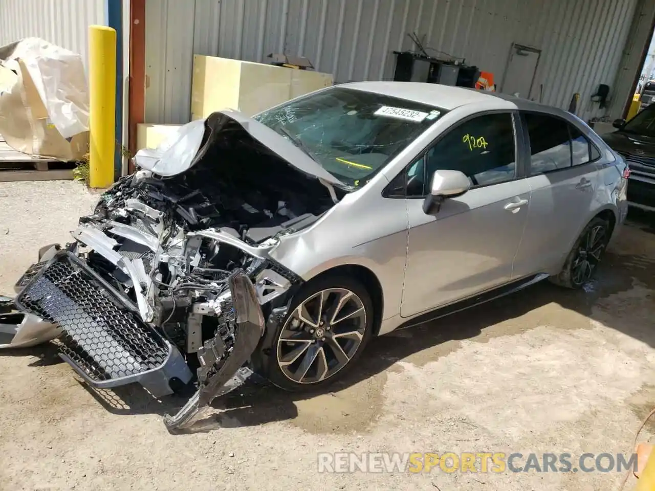 2 Photograph of a damaged car 5YFS4MCEXMP085341 TOYOTA COROLLA 2021