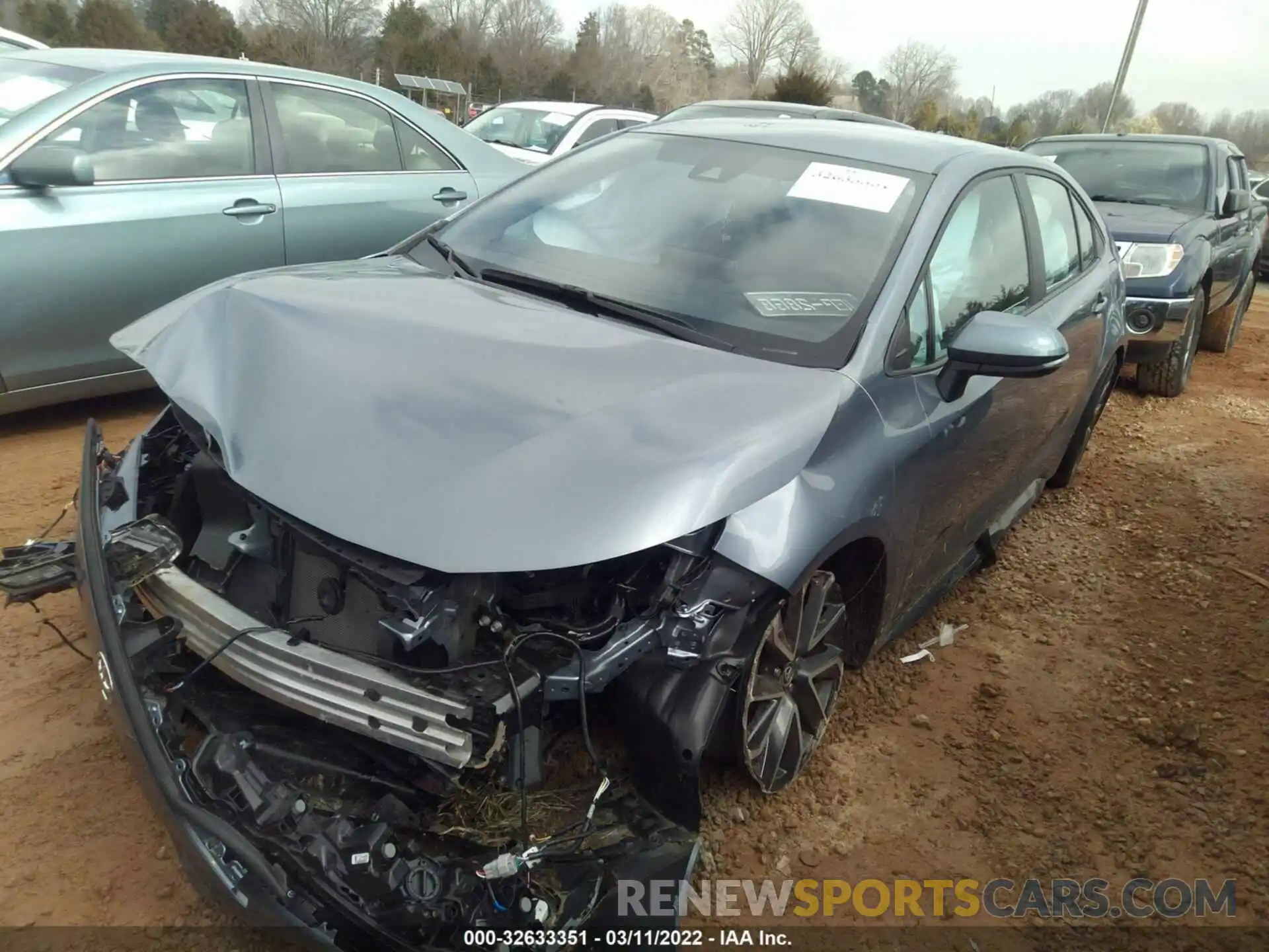 2 Photograph of a damaged car 5YFS4MCEXMP086764 TOYOTA COROLLA 2021