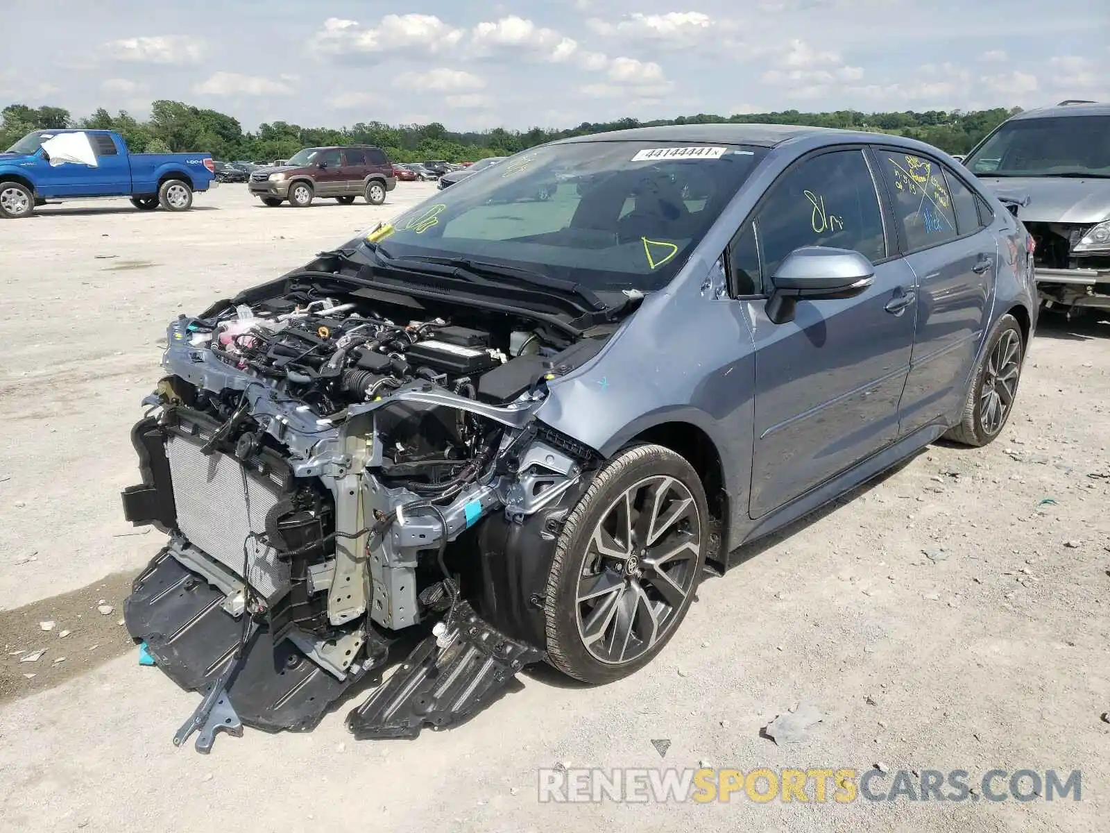 2 Photograph of a damaged car 5YFS4MCEXMP087574 TOYOTA COROLLA 2021