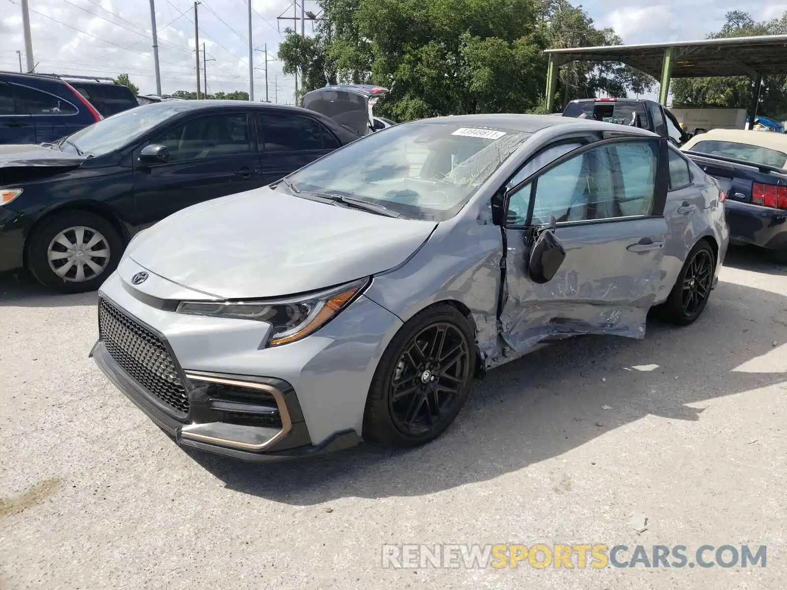 2 Photograph of a damaged car 5YFS4MCEXMP088417 TOYOTA COROLLA 2021