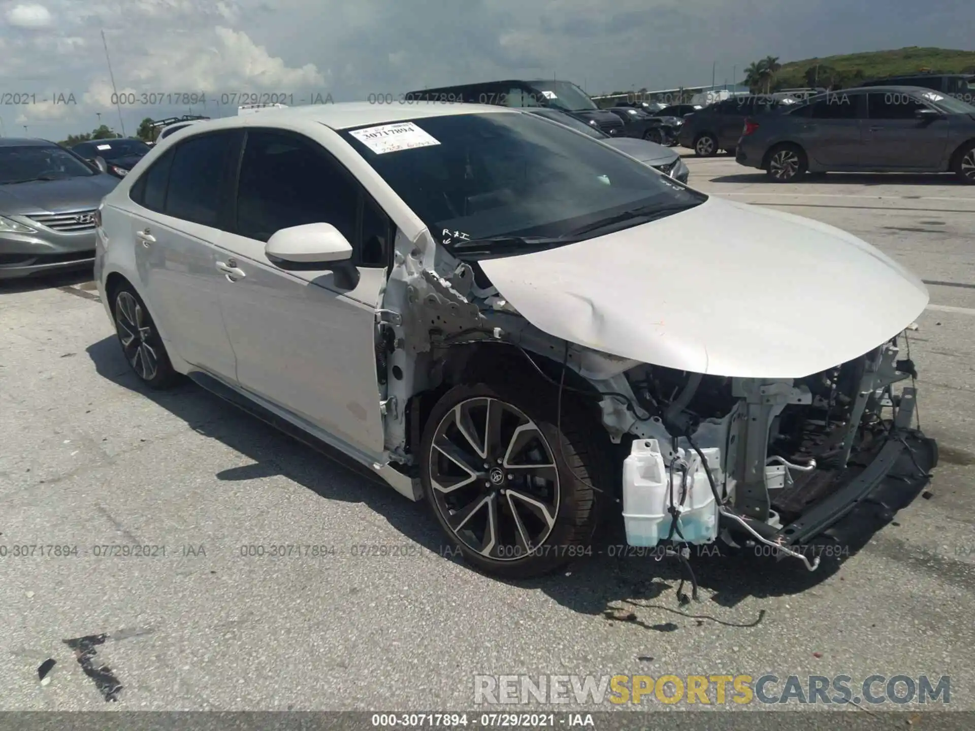 1 Photograph of a damaged car 5YFS4MCEXMP089339 TOYOTA COROLLA 2021