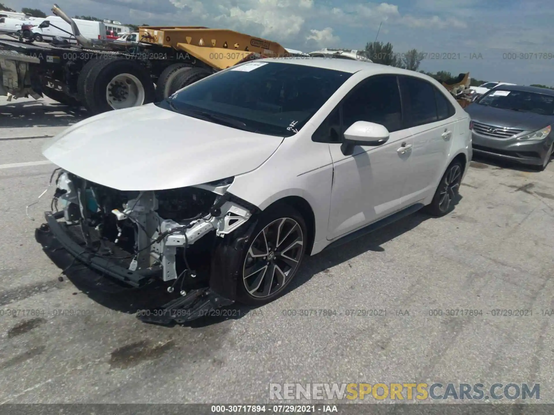 2 Photograph of a damaged car 5YFS4MCEXMP089339 TOYOTA COROLLA 2021