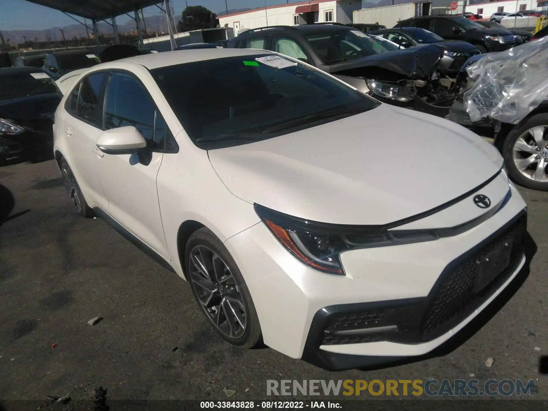 1 Photograph of a damaged car 5YFS4MCEXMP093620 TOYOTA COROLLA 2021