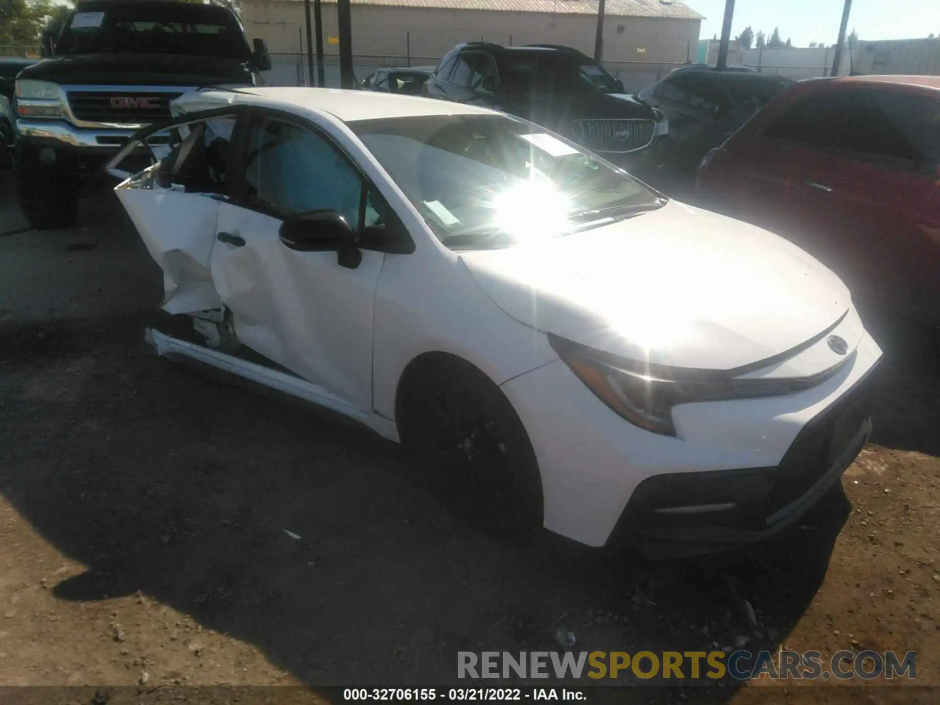 1 Photograph of a damaged car 5YFS4MCEXMP094010 TOYOTA COROLLA 2021