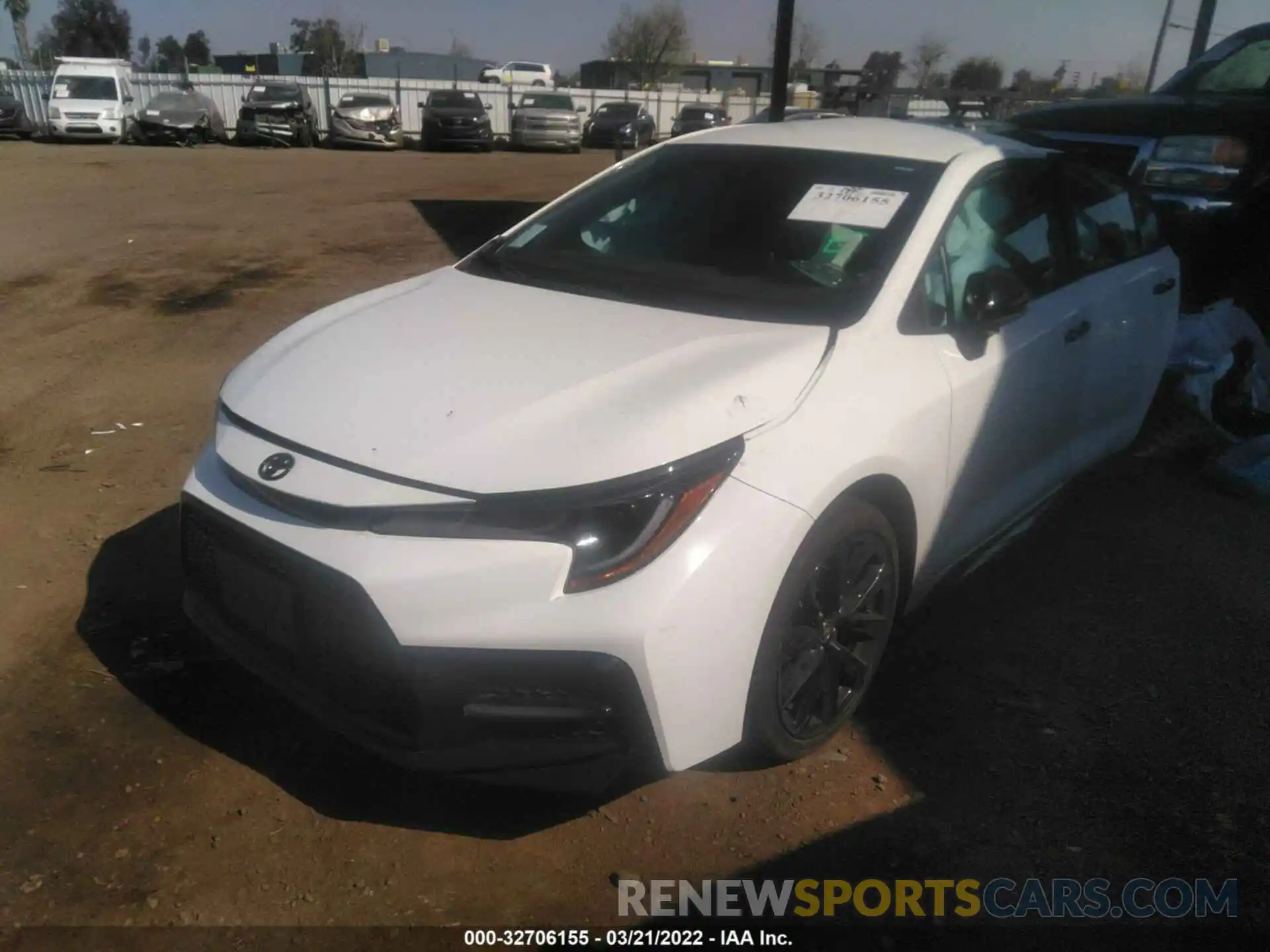 2 Photograph of a damaged car 5YFS4MCEXMP094010 TOYOTA COROLLA 2021