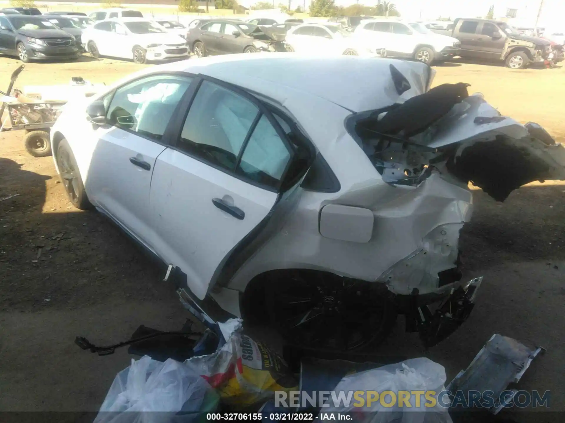 3 Photograph of a damaged car 5YFS4MCEXMP094010 TOYOTA COROLLA 2021