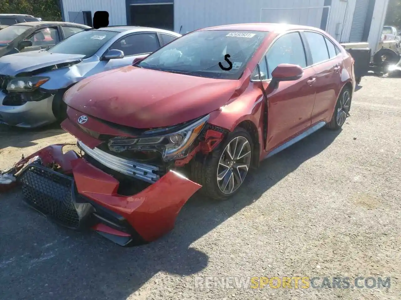 2 Photograph of a damaged car 5YFS4MCEXMP094797 TOYOTA COROLLA 2021