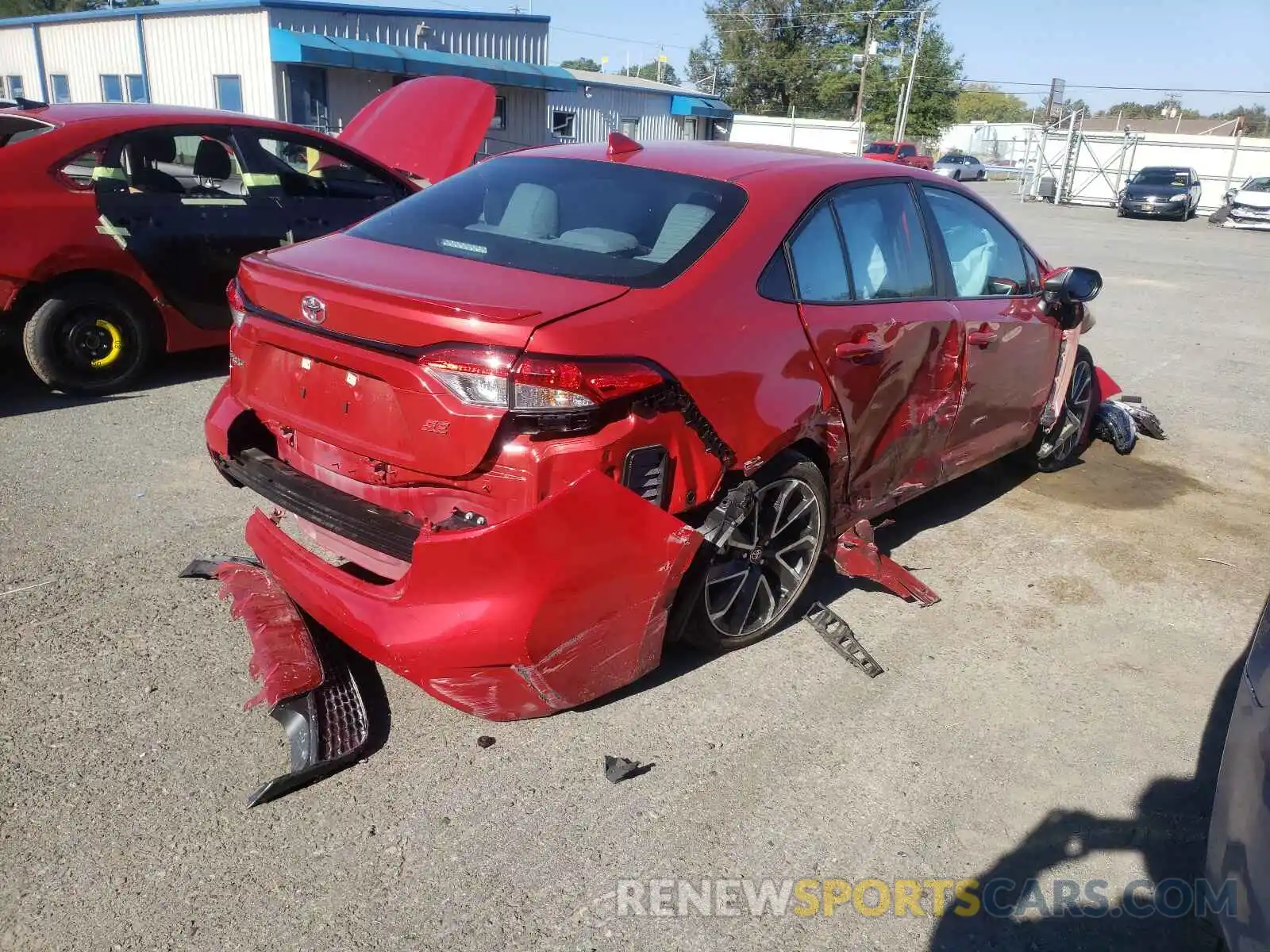 4 Photograph of a damaged car 5YFS4MCEXMP094797 TOYOTA COROLLA 2021