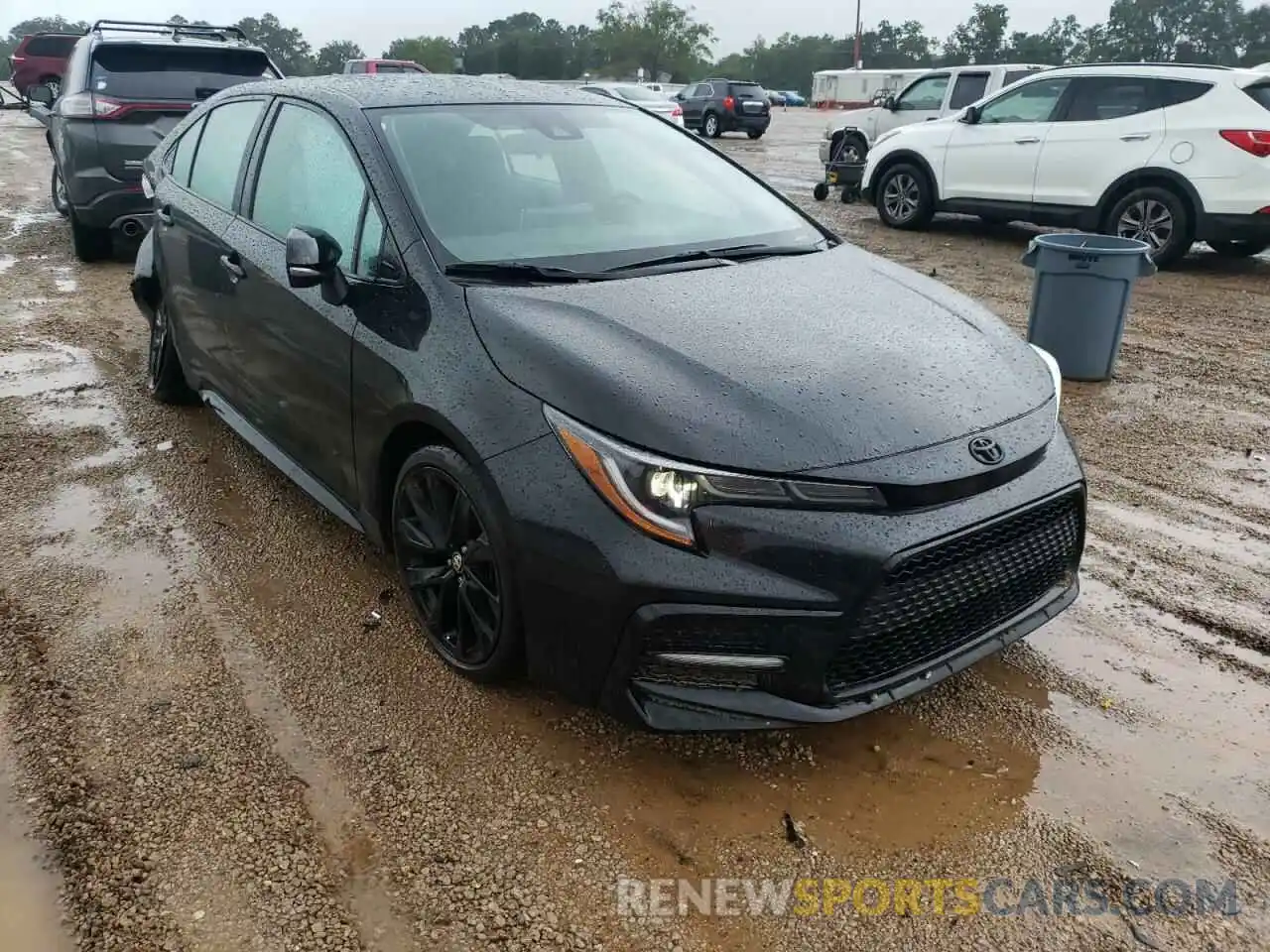 1 Photograph of a damaged car 5YFS4MCEXMP095867 TOYOTA COROLLA 2021