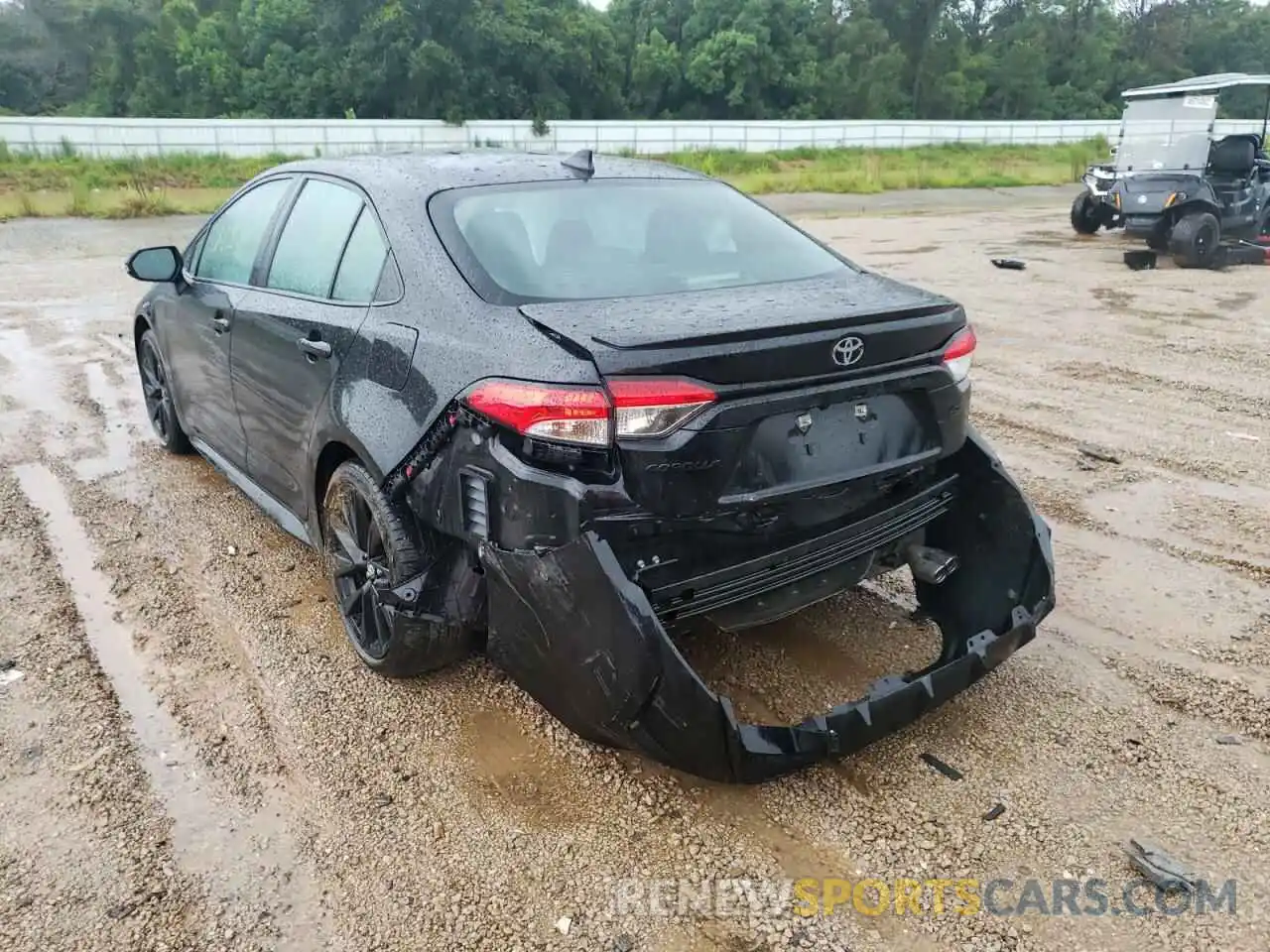 3 Photograph of a damaged car 5YFS4MCEXMP095867 TOYOTA COROLLA 2021