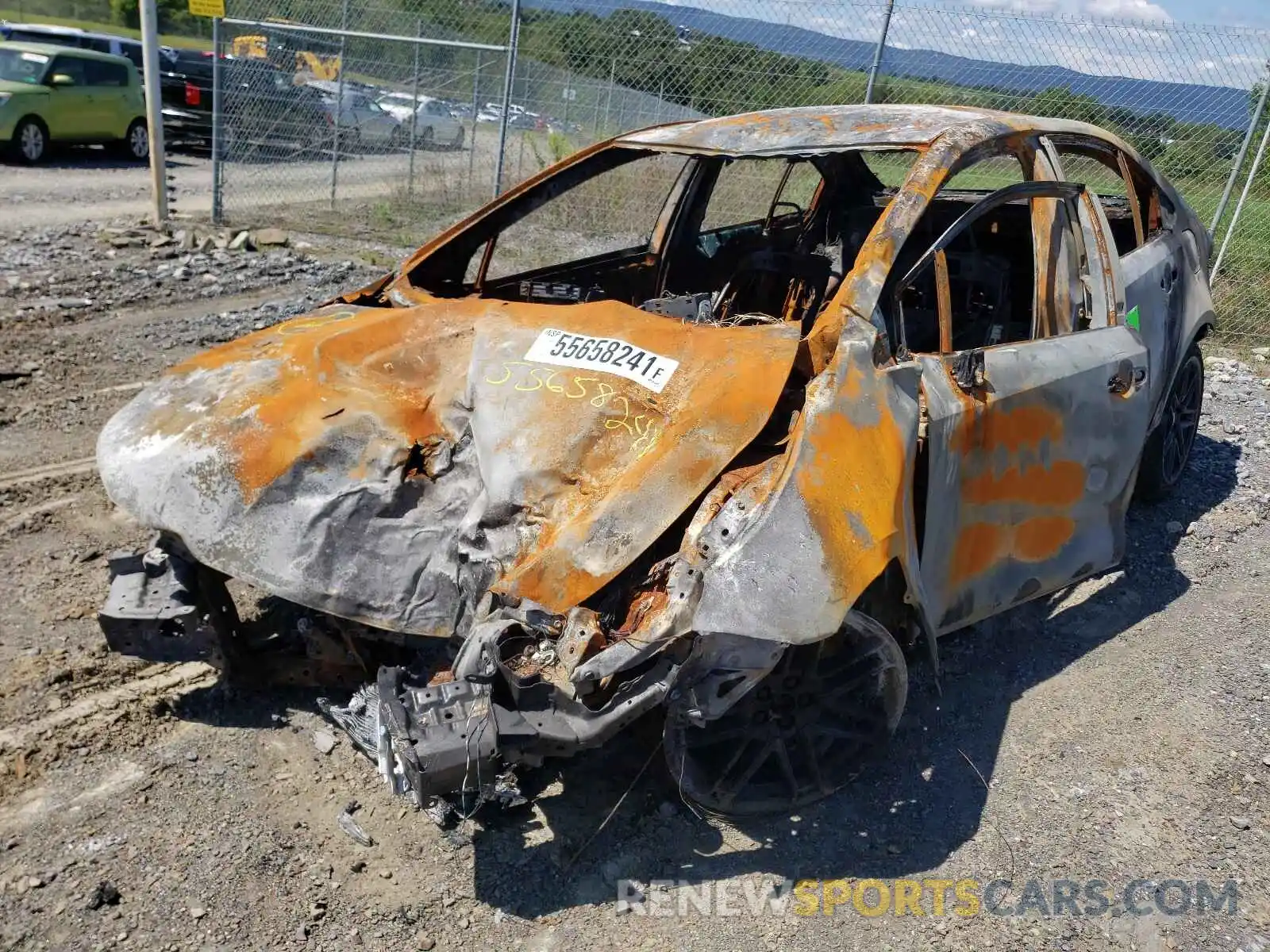 2 Photograph of a damaged car 5YFS4MCEXNP097958 TOYOTA COROLLA 2021