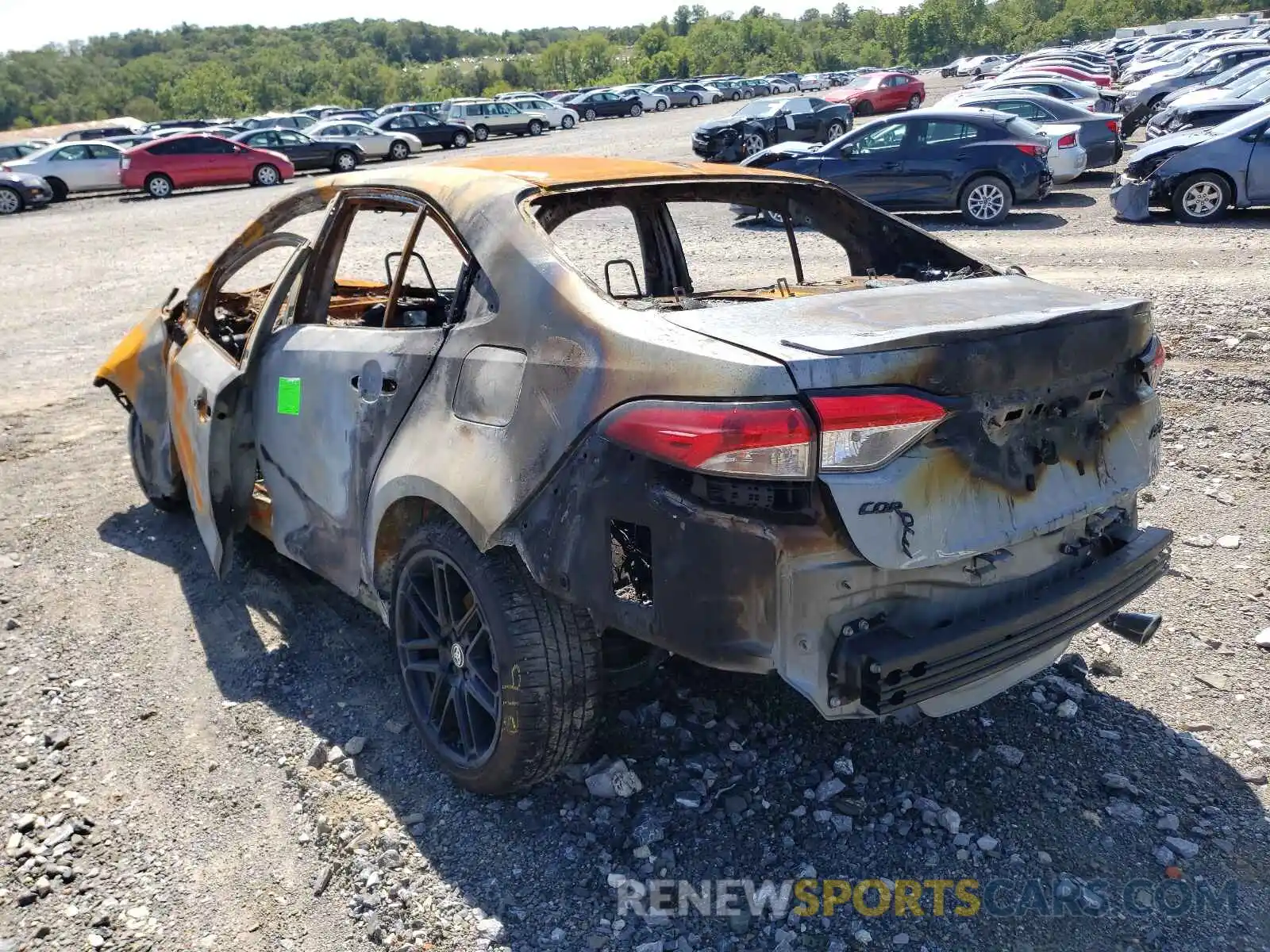 3 Photograph of a damaged car 5YFS4MCEXNP097958 TOYOTA COROLLA 2021